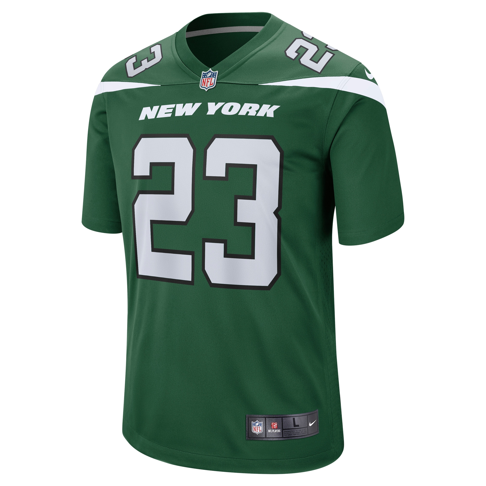 New York Jets Chuck Clark Gotham Green Team Game NFL Jersey Men's