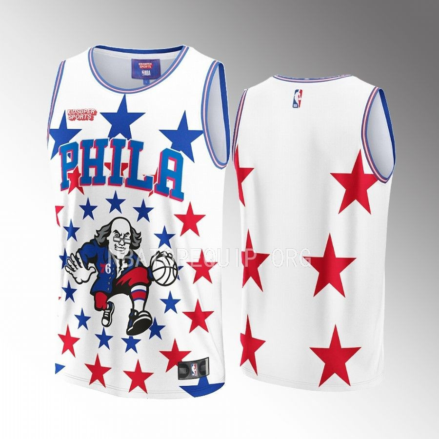 Philadelphia 76ers KidSuper Studio Unisex Hometown NBA Jersey Unisex