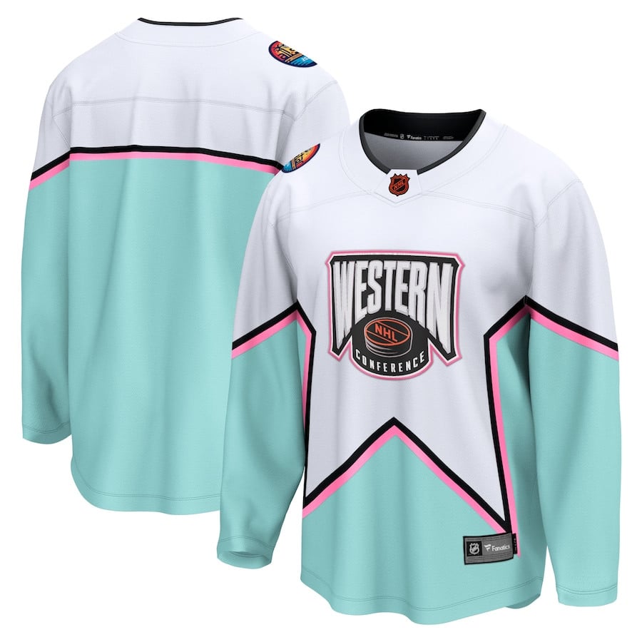 2023 All Star Game Western Conference Breakaway White NHL Jersey Men's