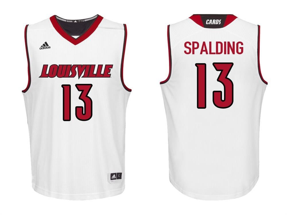 Ray Spalding 1 White College Louisville Cardinals NCAA Jersey Men's