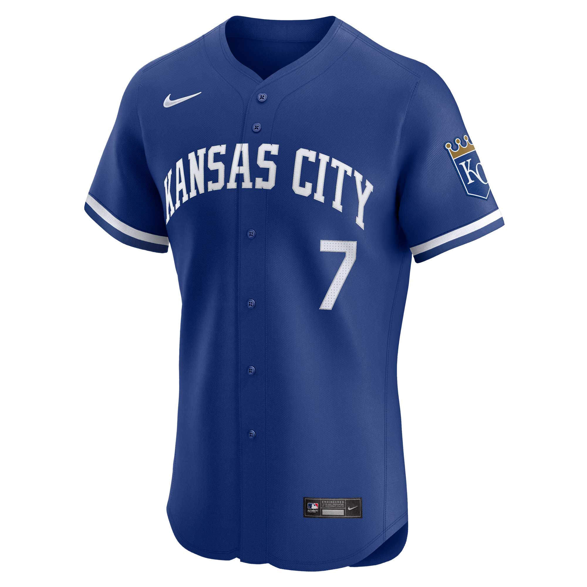 Kansas City Royals Bobby Witt Jr. Royal Alternate Elite Player MLB Jersey Men's