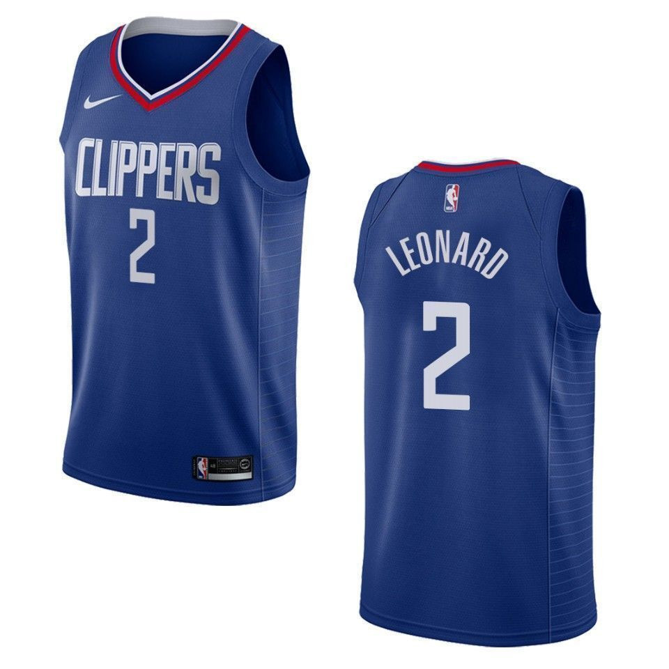 Los Angeles Clippers 2 Kawhi Leonard Icon Swingman Blue NBA Jersey Men's