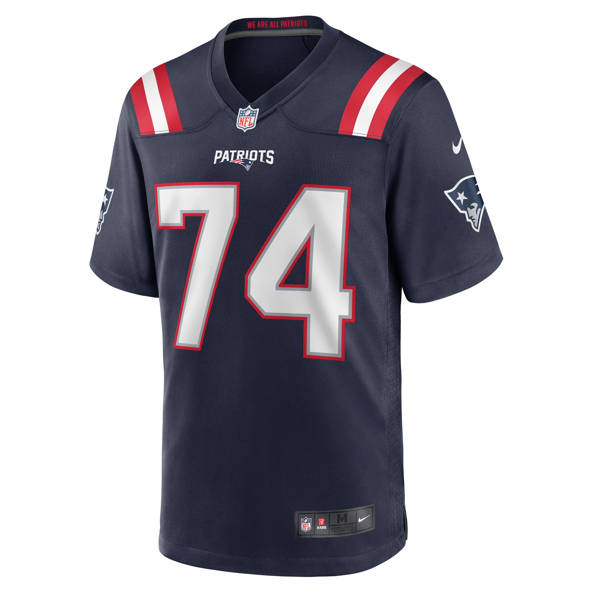 New England Patriots Riley Reiff Navy Game NFL Jersey Men's