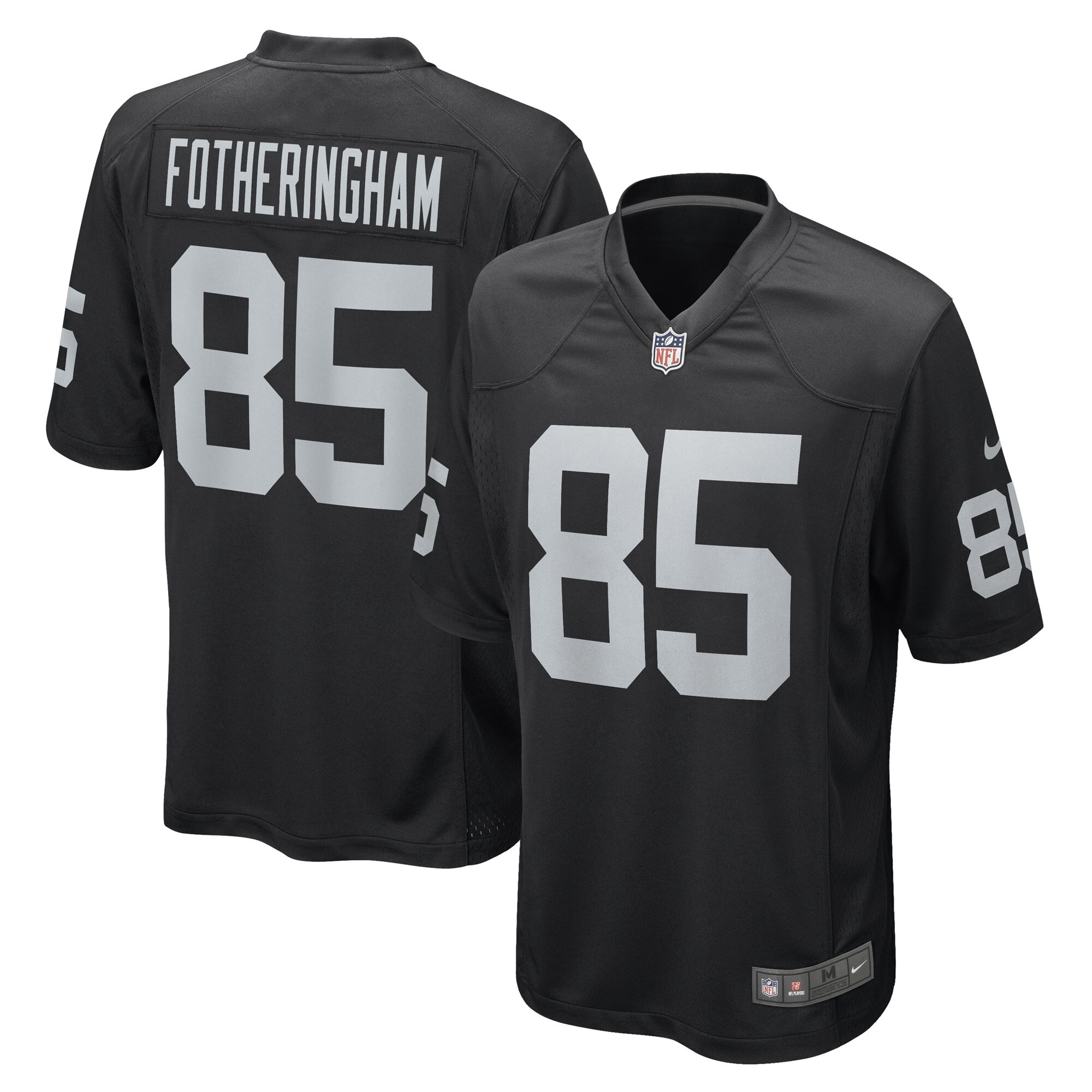 Las Vegas Raiders Cole Fotheringham Black Game Player NFL Jersey Men's