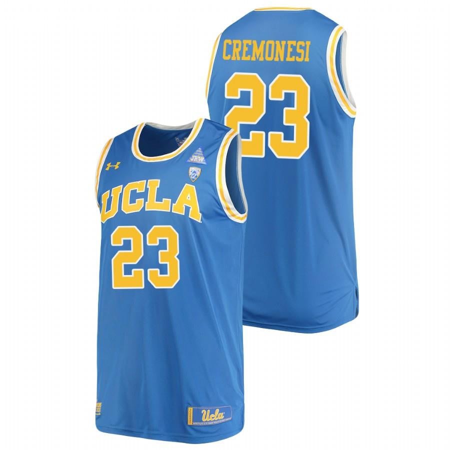 Logan Cremonesi UCLA Bruins Blue College Performance NCAA Jersey Men's