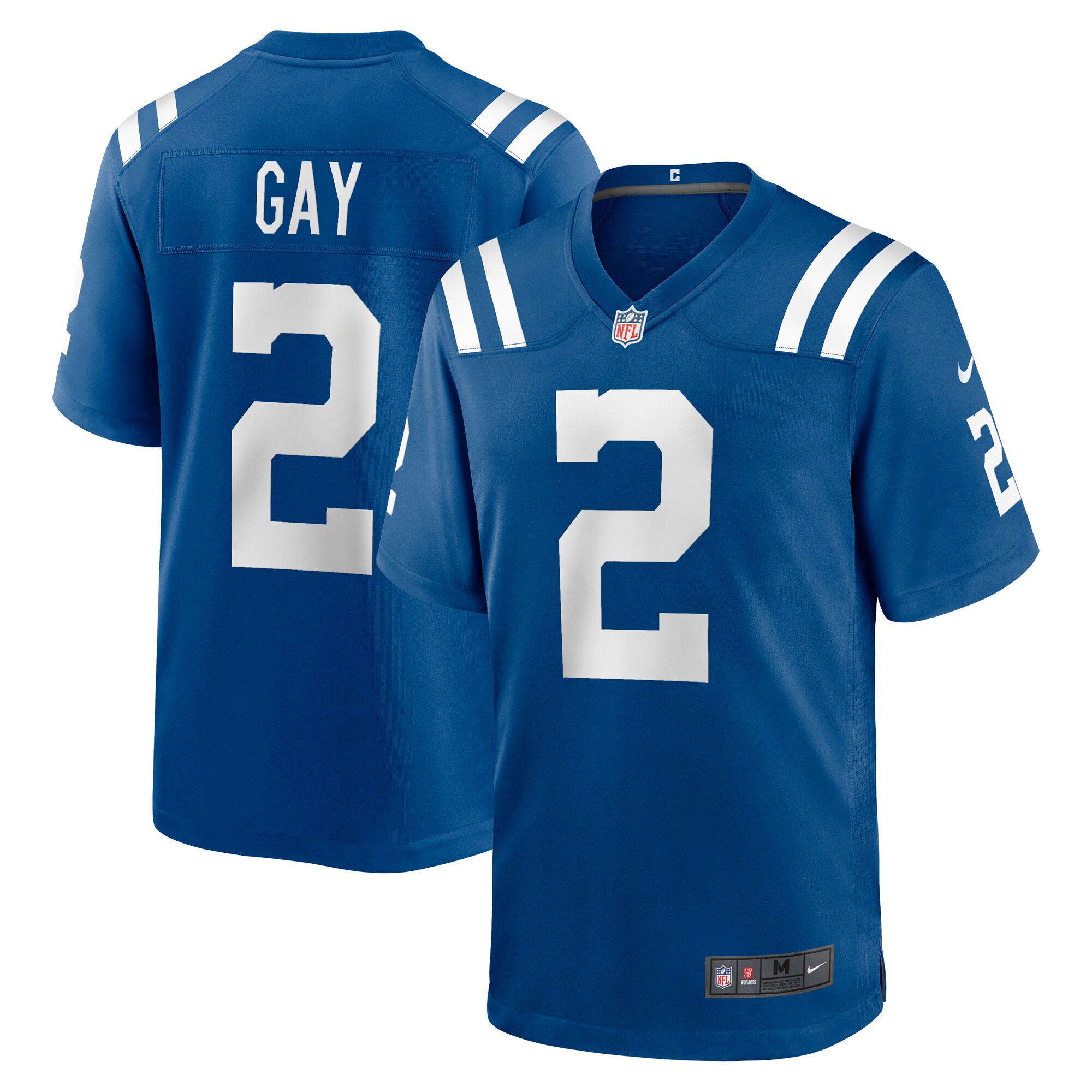 Indianapolis Colts Matt Gay Royal Game Player NFL Jersey Men's