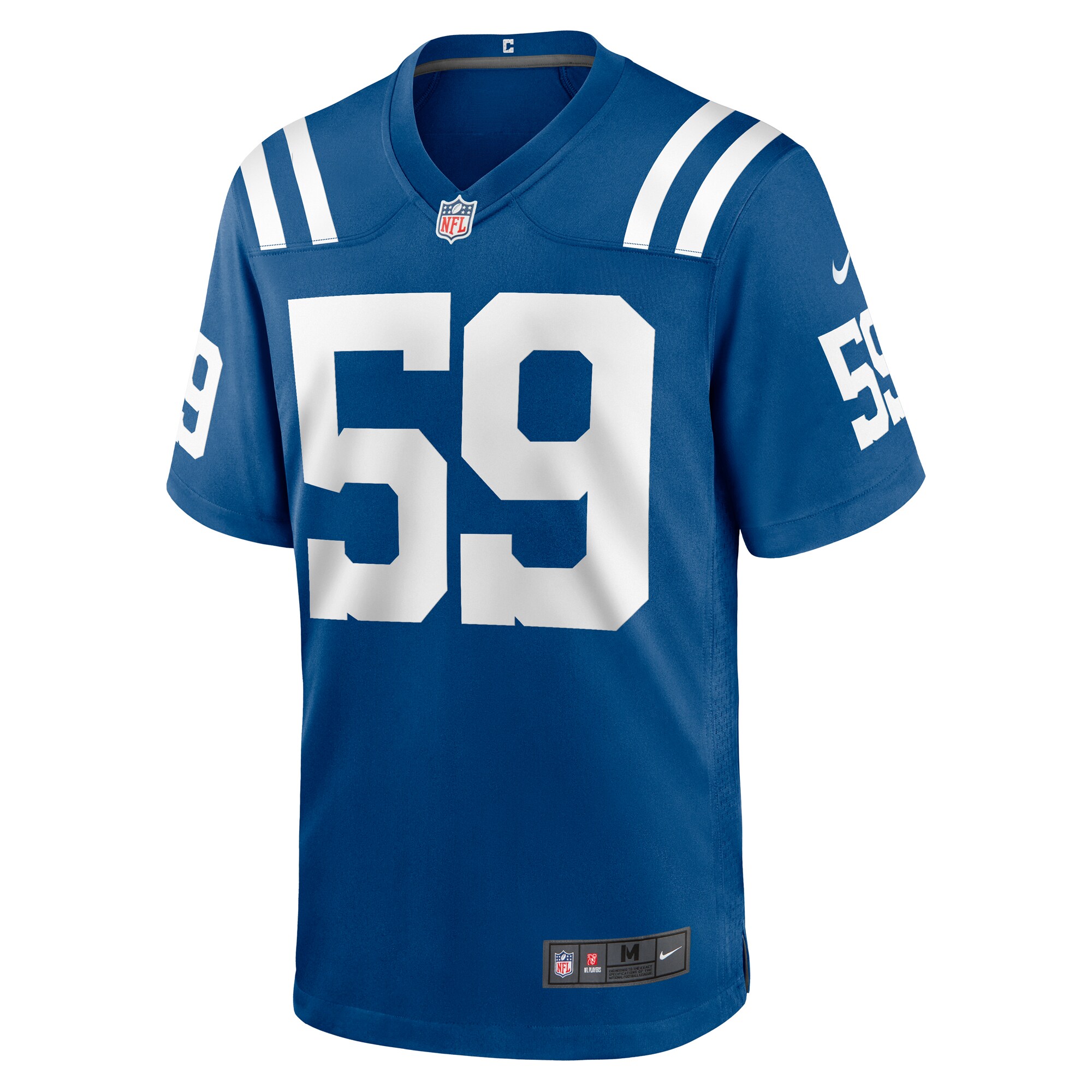 Indianapolis Colts Cameron McGrone Royal Team Game NFL Jersey Men's