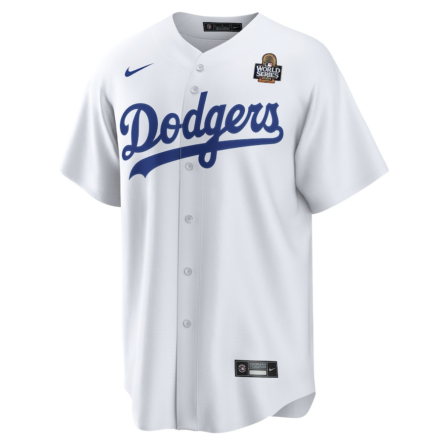 Los Angeles Dodgers 2024 World Series Home Custom White MLB Jersey Men's
