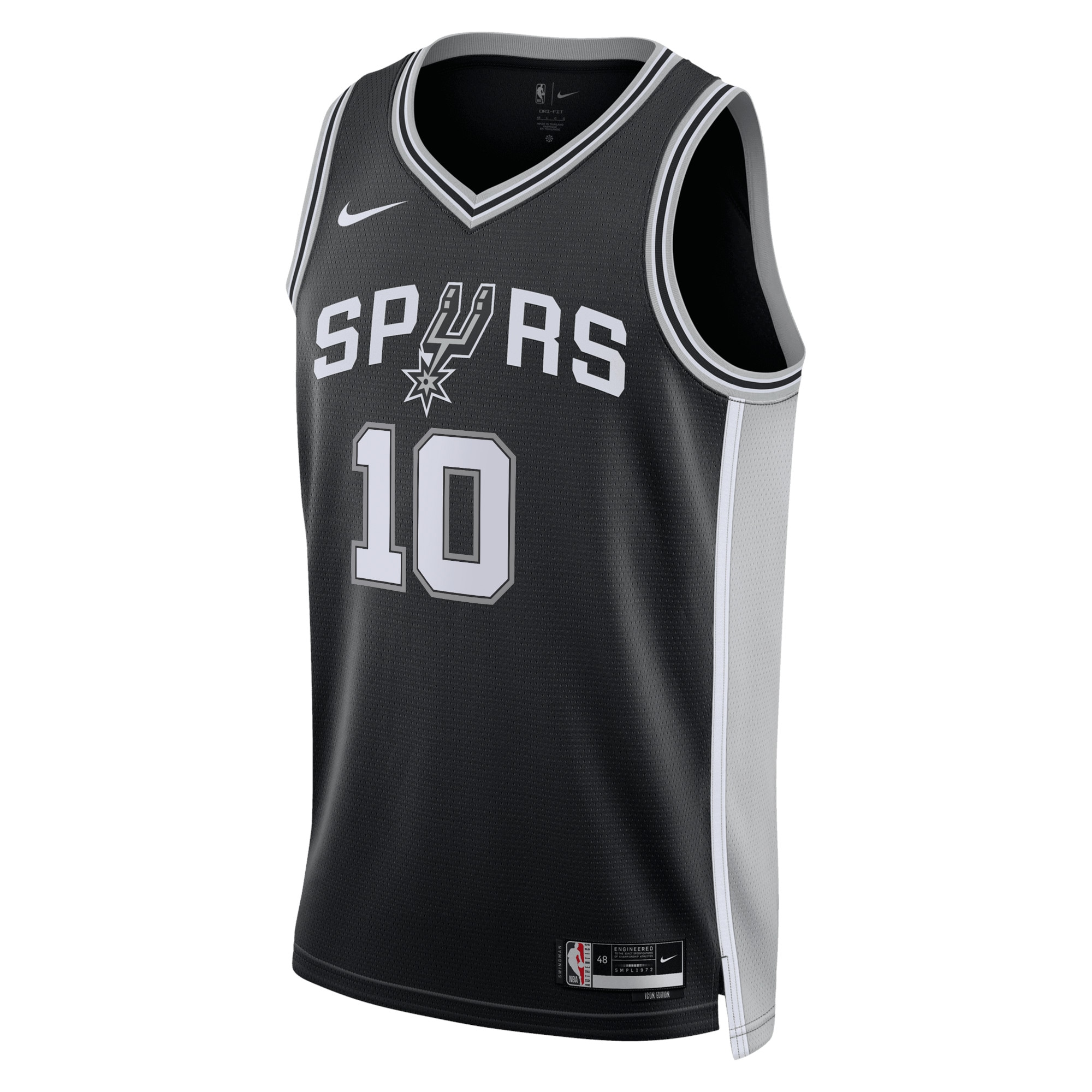 San Antonio Spurs Icon Edition Swingman Black Jeremy Socha Unisex NBA Jersey Unisex
