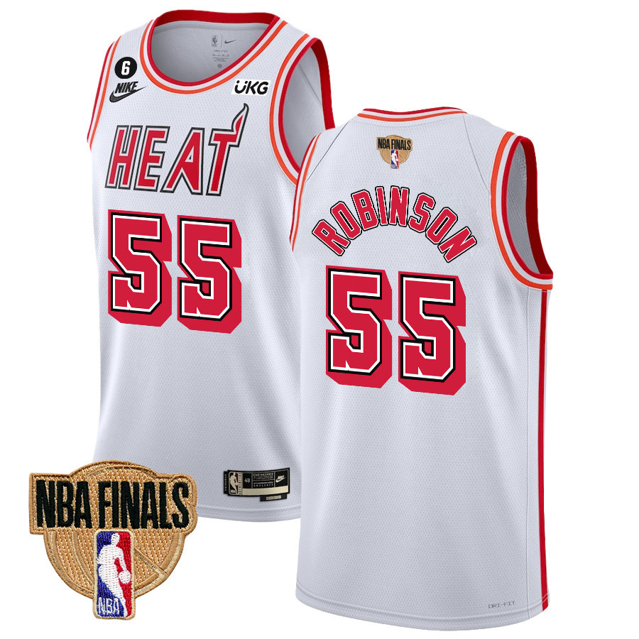 Duncan Robinson 55 Miami Heat Final Champions 2023 Swingman Classic Editio White NBA Jersey Men's
