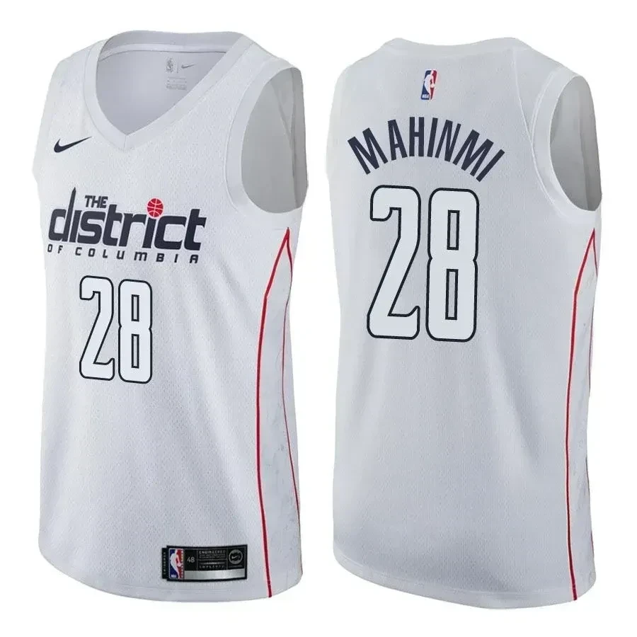 Washington Wizards Ian Mahinmi 28 City Editio White NBA Jersey Men's