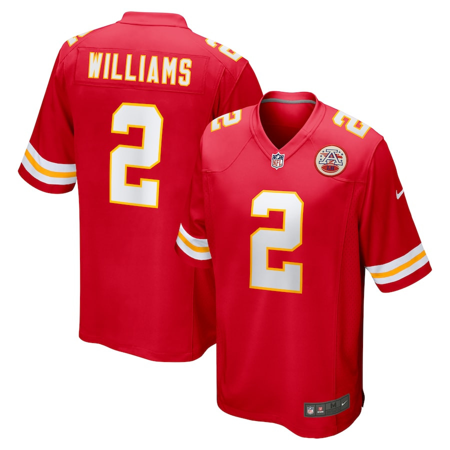 Joshua Williams 2 Kansas City Chiefs Game Red NFL Jersey Men's