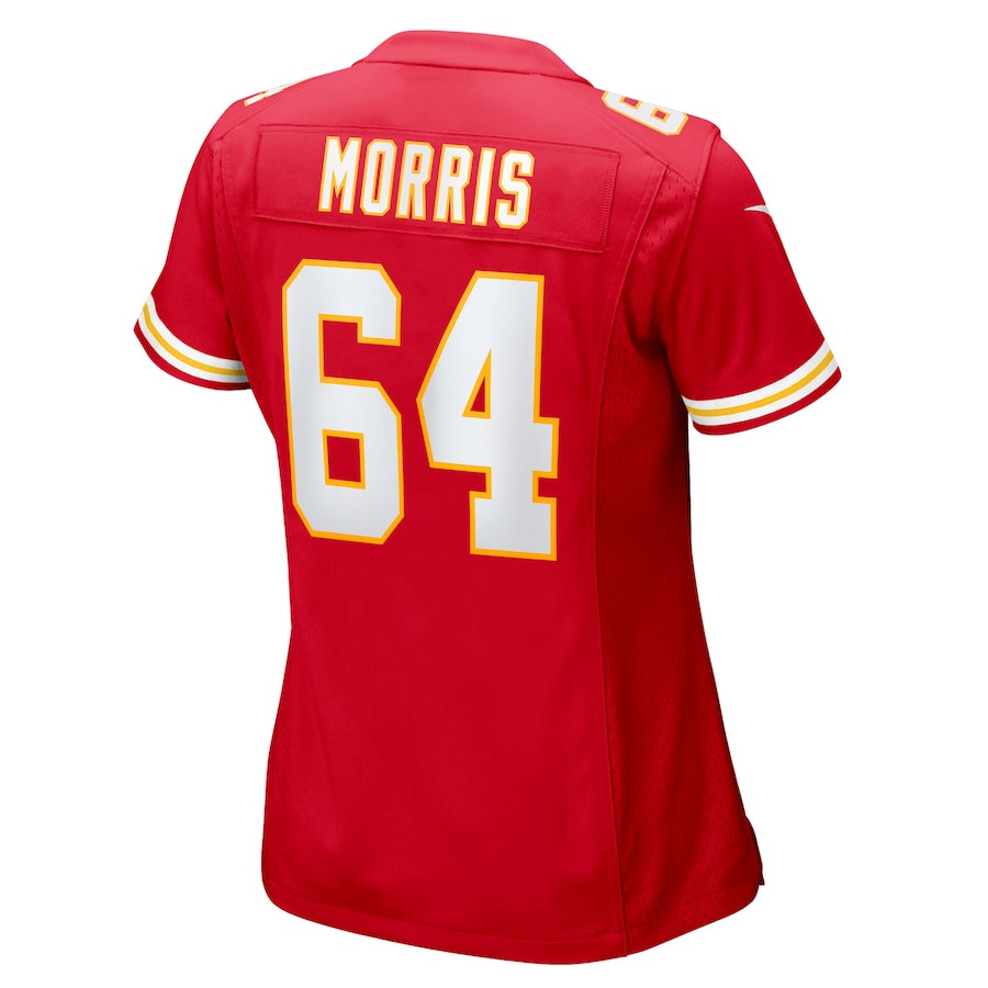 Wanya Morris 64 Kansas City Chiefs Game Red NFL Jersey Women's