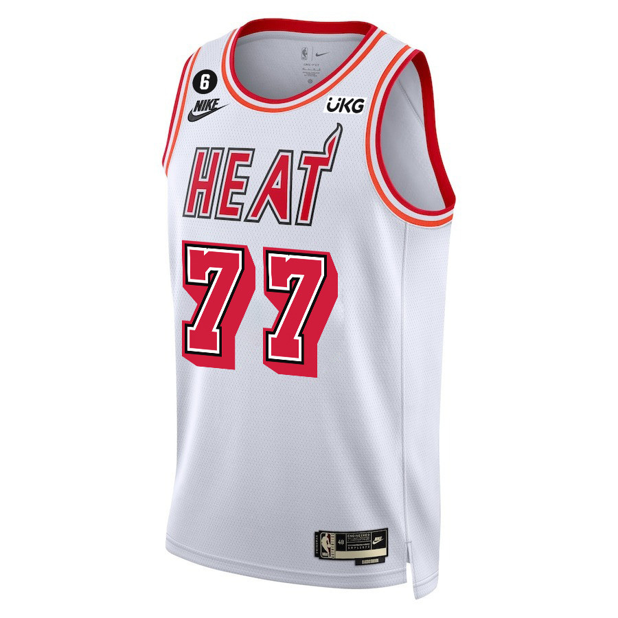 ?mer Yurtseven 77 Miami Heat Final Champions 2023 Swingman Classic Editio White NBA Jersey Men's