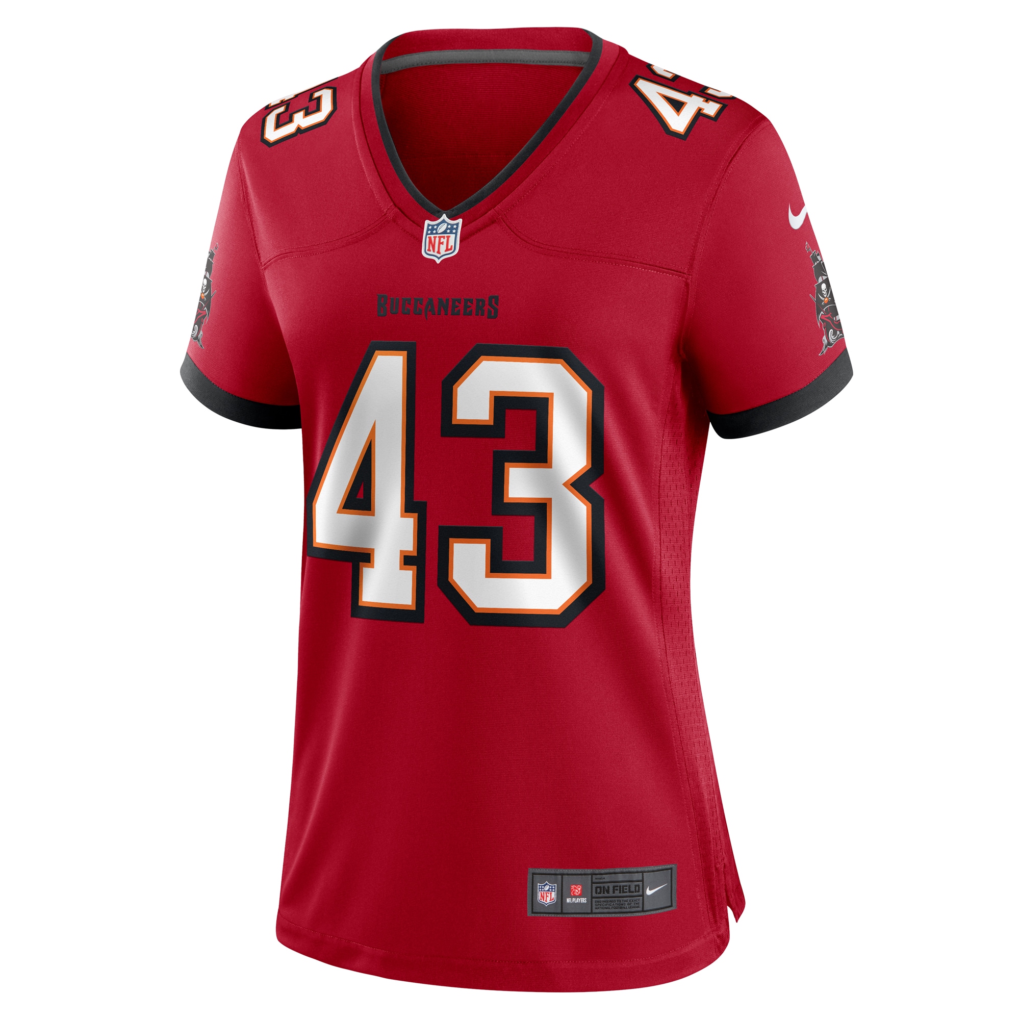 Tampa Bay Buccaneers Chris Braswell Red Game NFL Jersey Women's