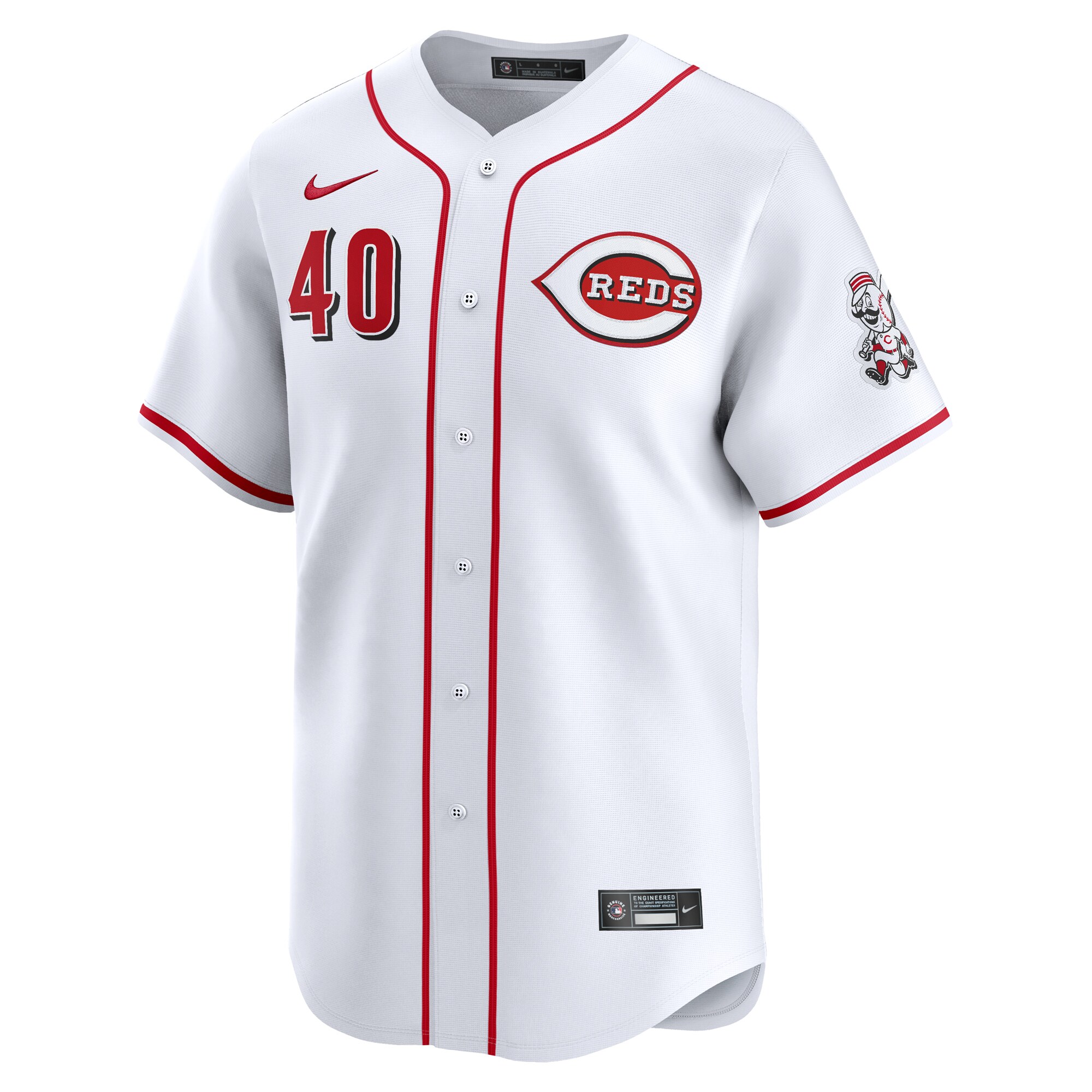 Cincinnati Reds Nick Lodolo White Home Limited Player MLB Jersey Men's