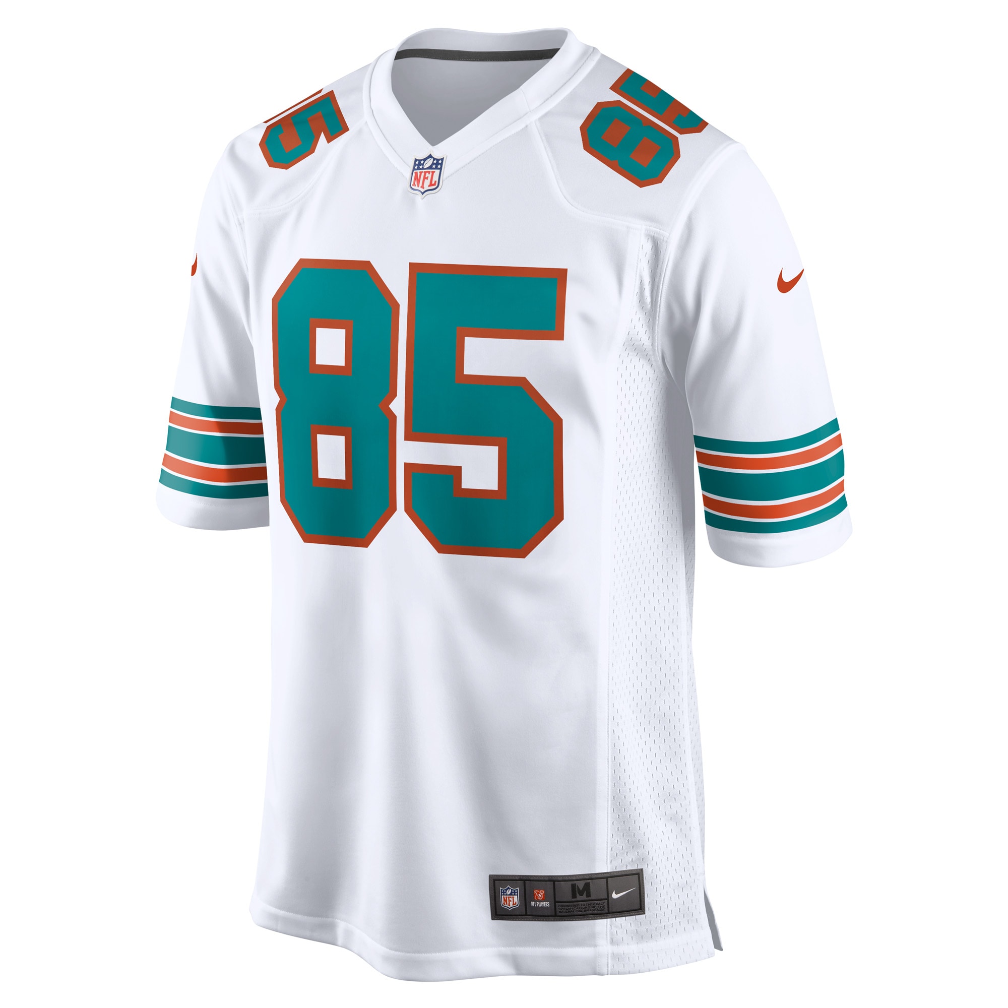 Miami Dolphins Mark Duper White Retired Player NFL Jersey Men's