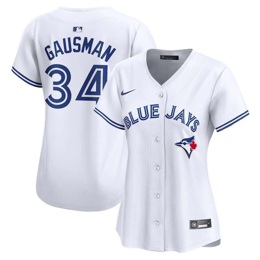 Kevin Gausman 34 Toronto Blue Jays Home Limited Player White MLB Jersey Women's