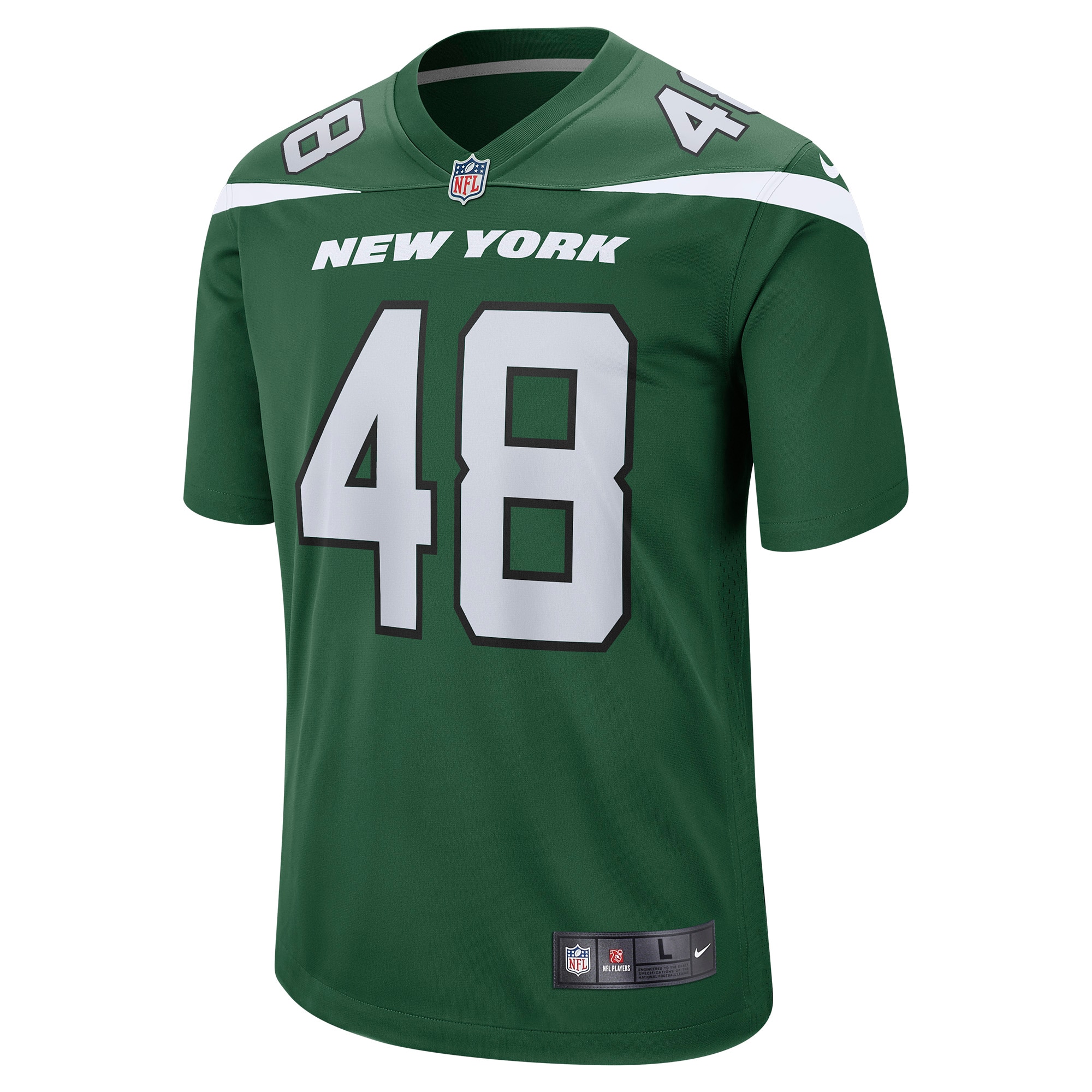New York Jets Nick Bawden Gotham Green Game Player NFL Jersey Men's