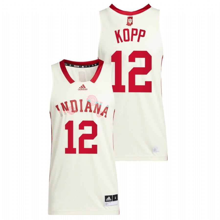 Miller Kopp 12 Cream Indiana Hoosiers 2022 Honoring Black Excellence NCAA Jersey Men's