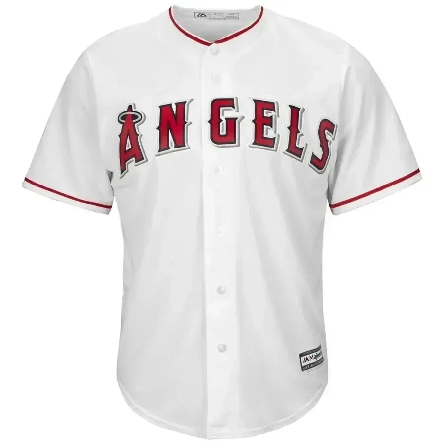 Shohei Ohtani Los Angeles Angels Official Player White MLB Jersey Men's