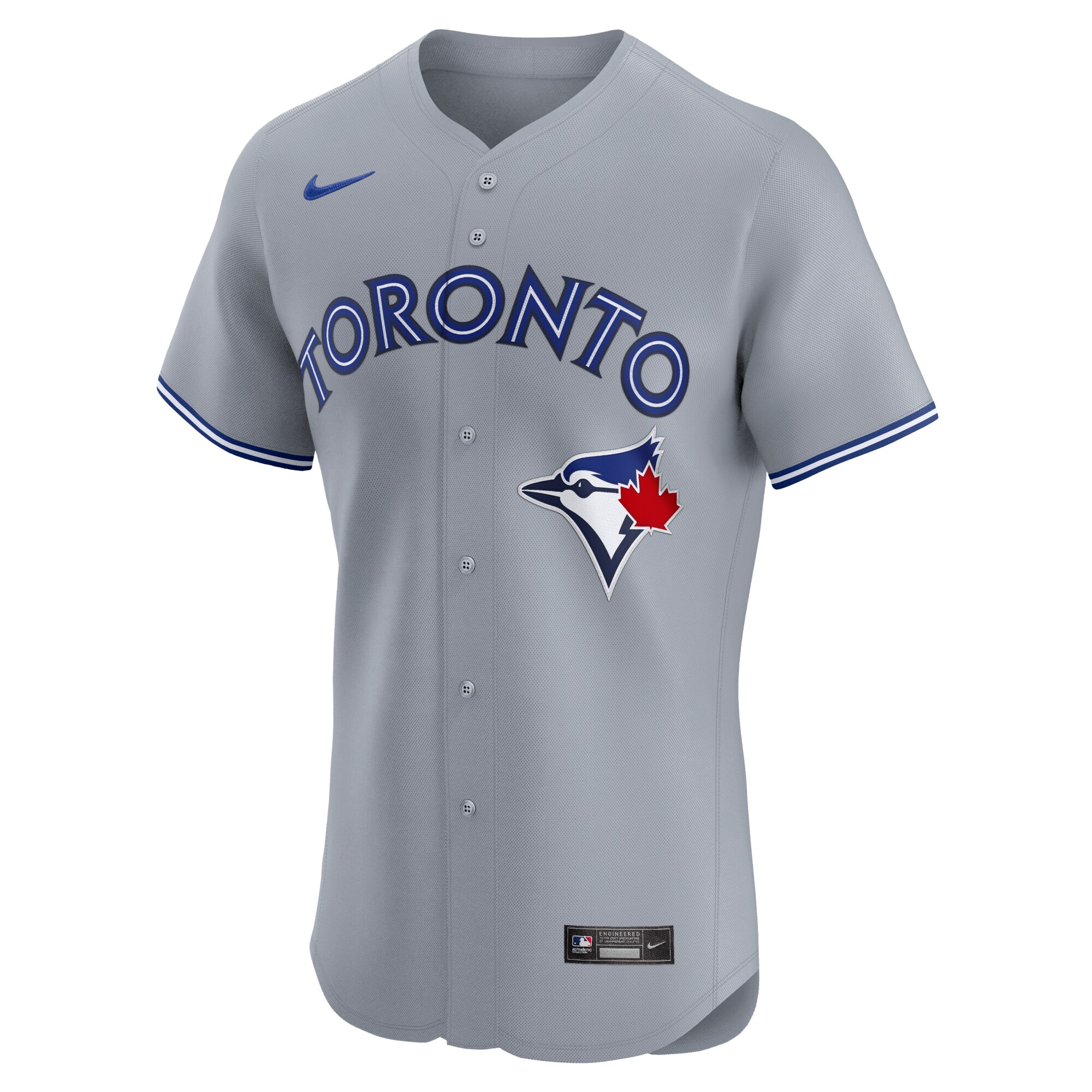 Toronto Blue Jays Gray Road Elite MLB Jersey Men's