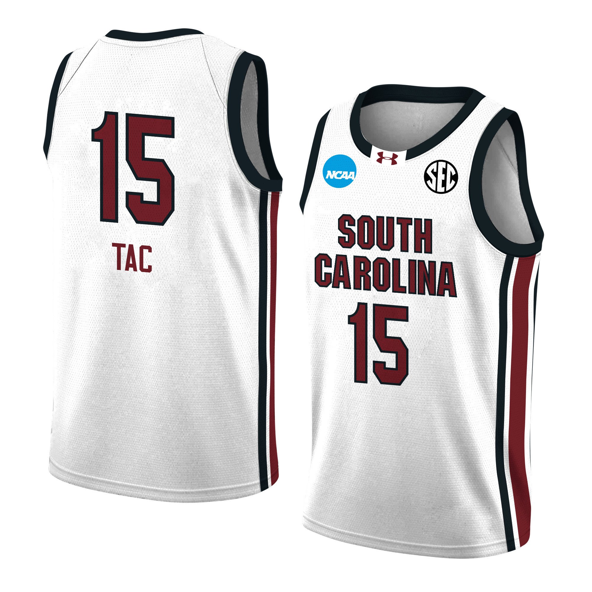 Adhel Tac 15 South Carolina 2024 White Unisex NCAA Jersey Unisex