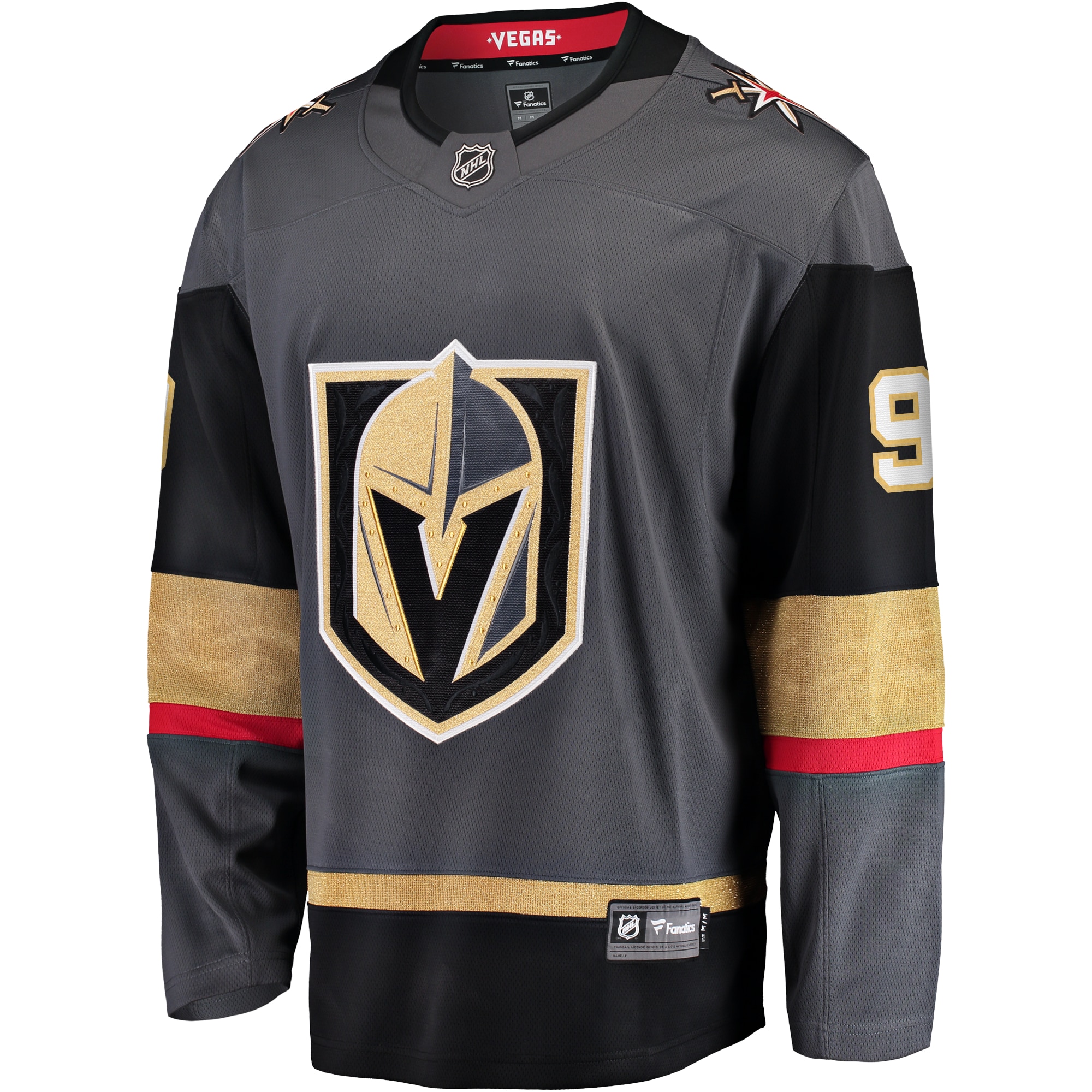 Vegas Golden Knights Jack Eichel Gray Premier Breakaway Player NHL Jersey Men's