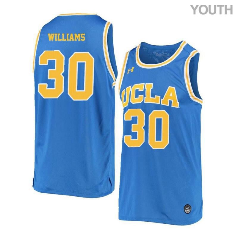 30 Aubrey Williams Blue Retro Elite UCLA Bruins NCAA Jersey Youth