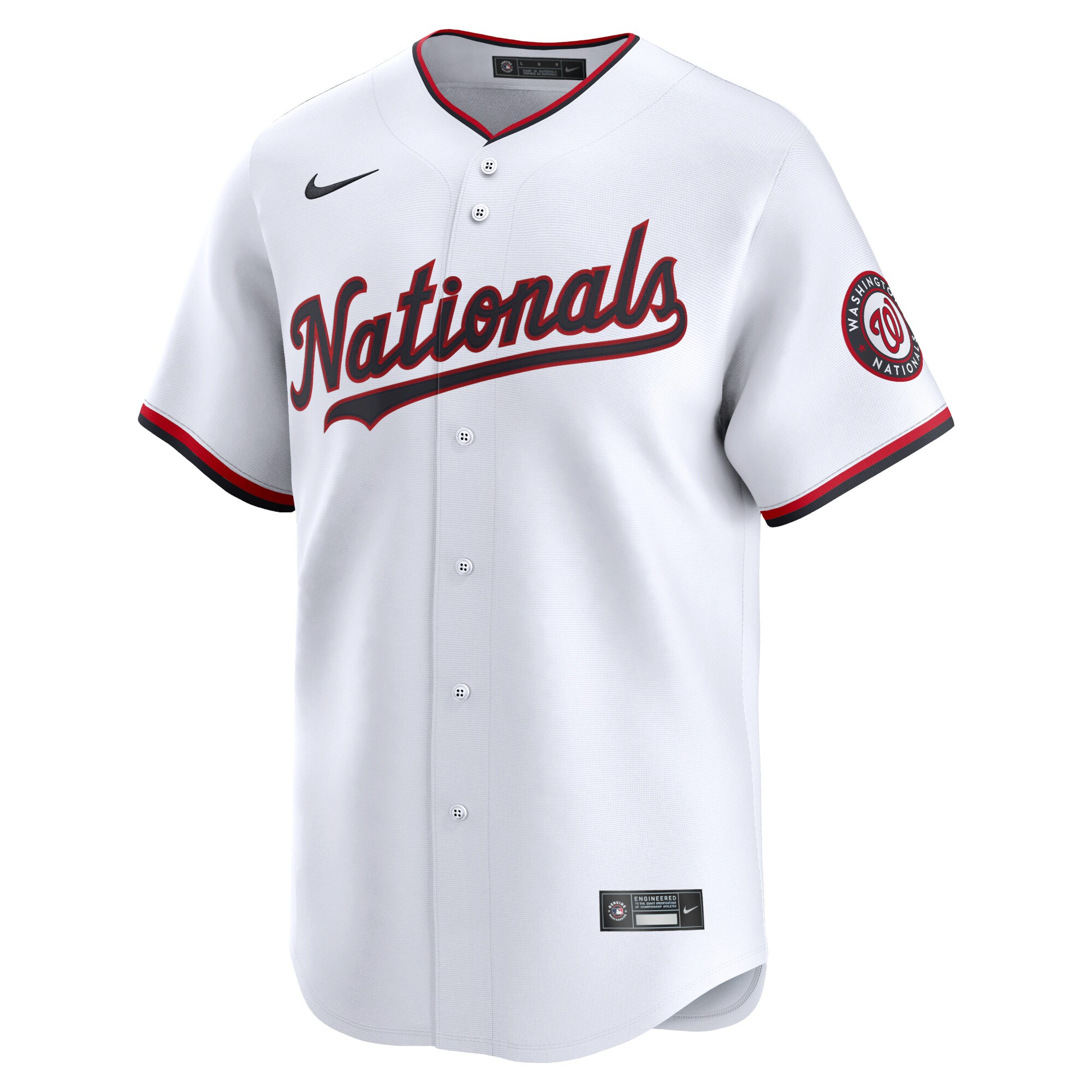 Washington Nationals James Wood White Home Limited Player MLB Jersey Youth