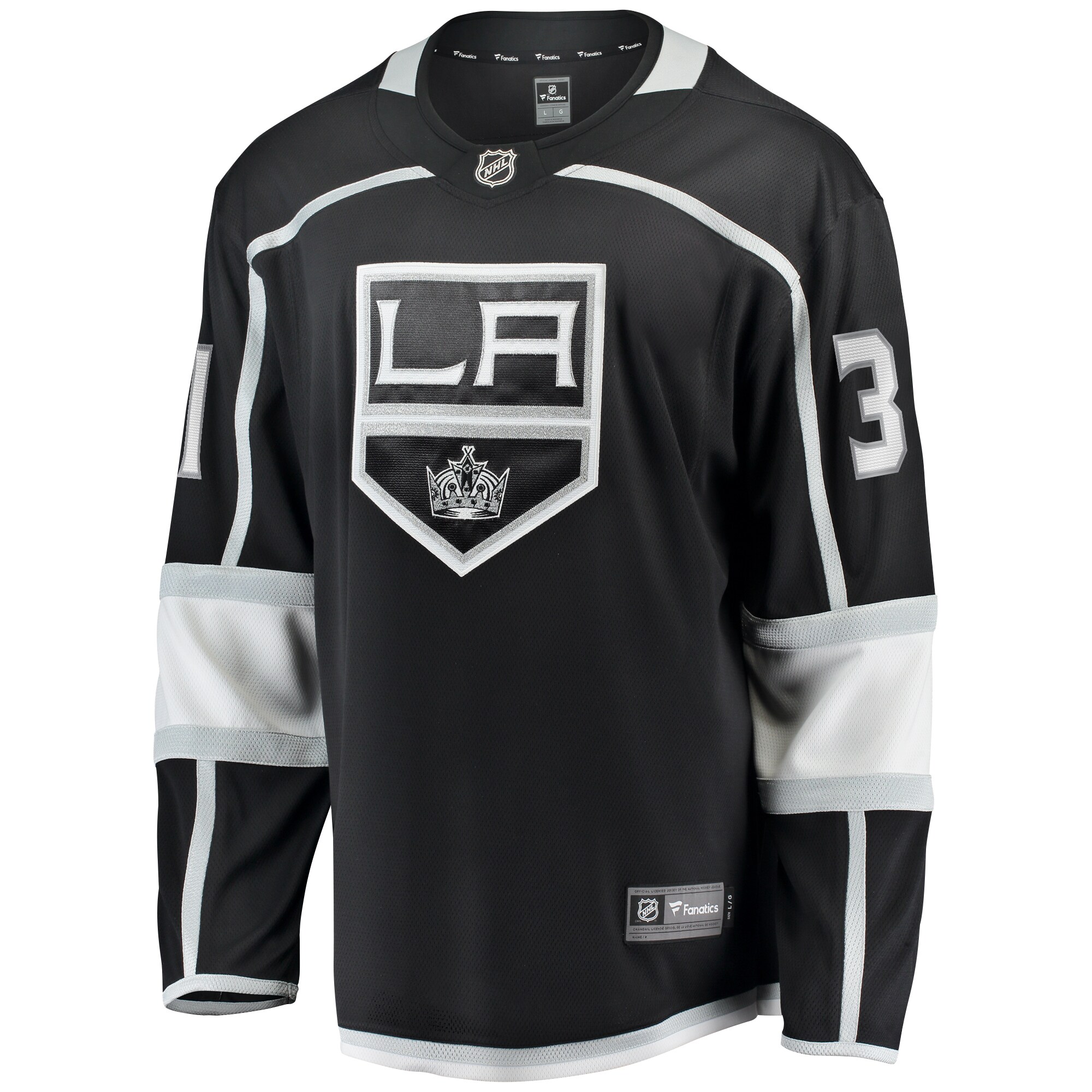 Los Angeles Kings David Rittich Black Home Premier Breakaway Player NHL Jersey Men's