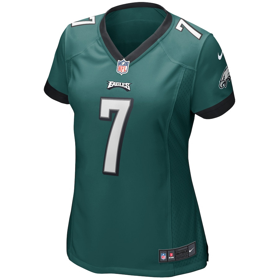 Ron Jaworski 7 Philadelphia Eagles Game Retired Midnight Green NFL Jersey Women's