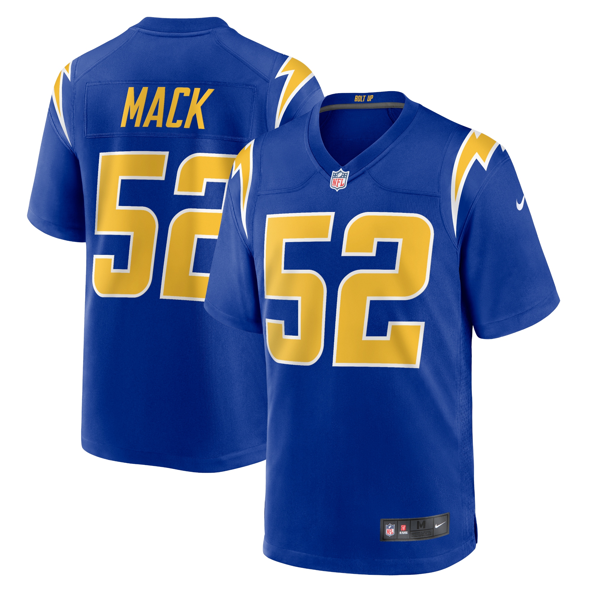 Los Angeles Chargers Khalil Mack Royal Alternate Game NFL Jersey Men's
