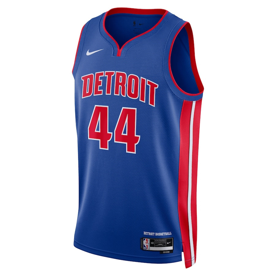 Bojan Bogdanovic 44 Detroit Pistons Unisex Swingman Icon Edition Blue NBA Jersey Unisex