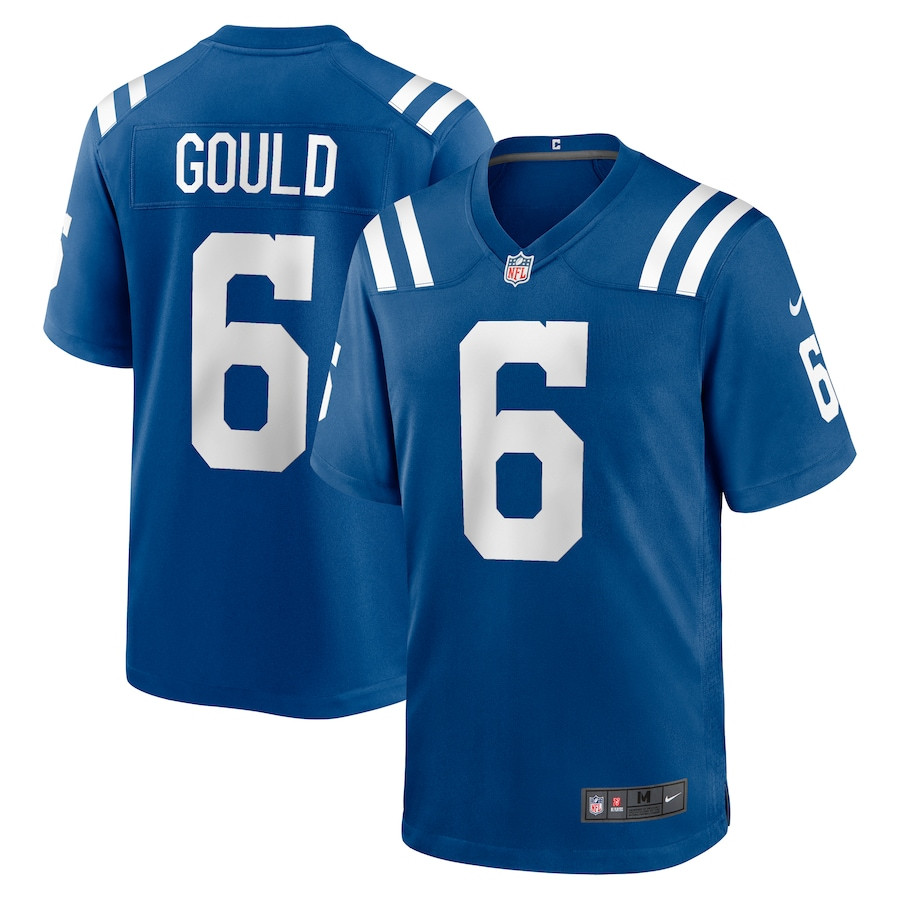 Anthony Gould 6 Indianapolis Colts Game Royal NFL Jersey Men's