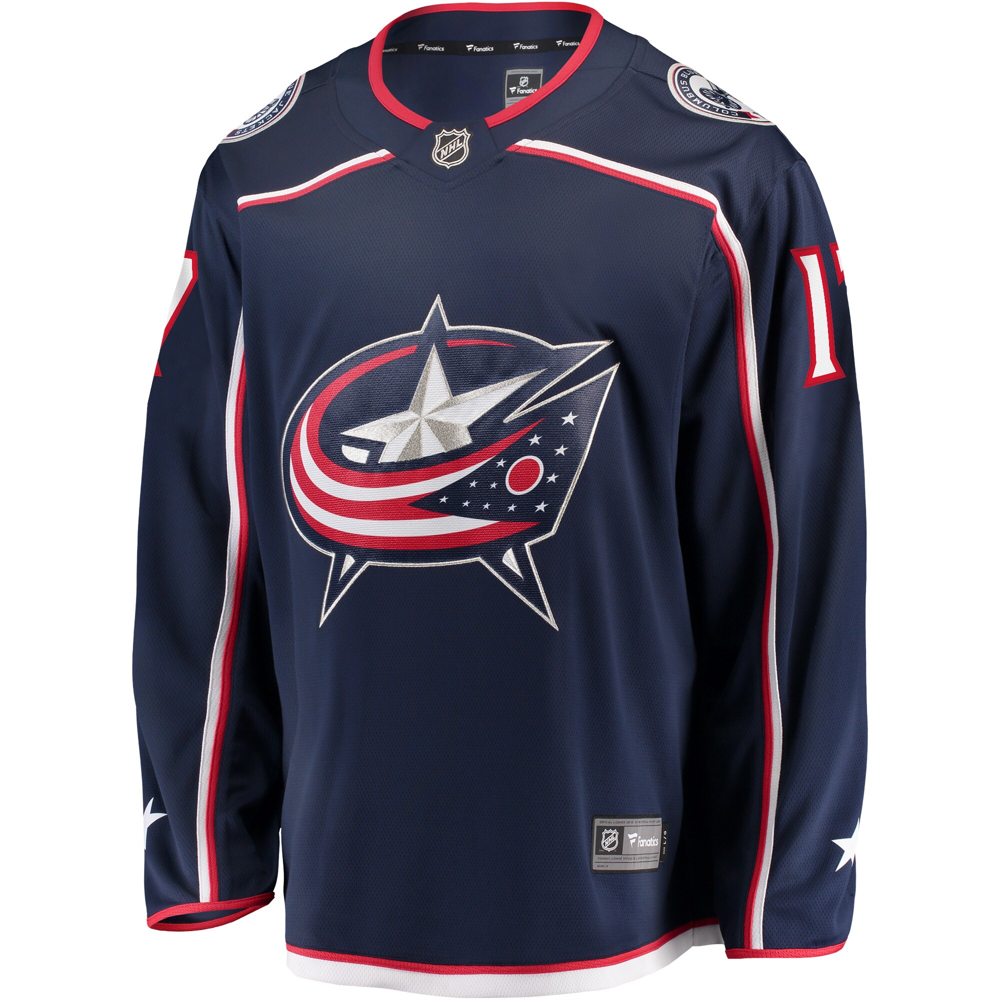 Columbus Blue Jackets Justin Danforth Navy Home Breakaway Player NHL Jersey Men's