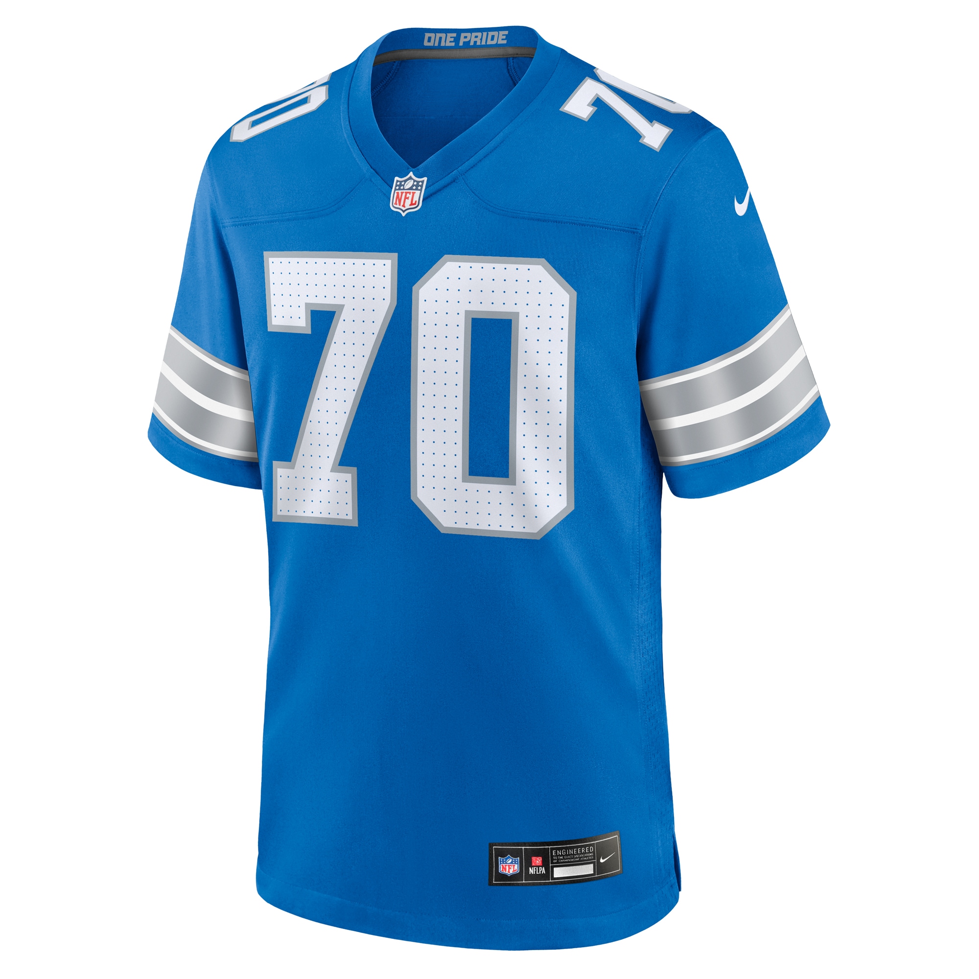 Detroit Lions Dan Skipper Blue Team Game NFL Jersey Men's