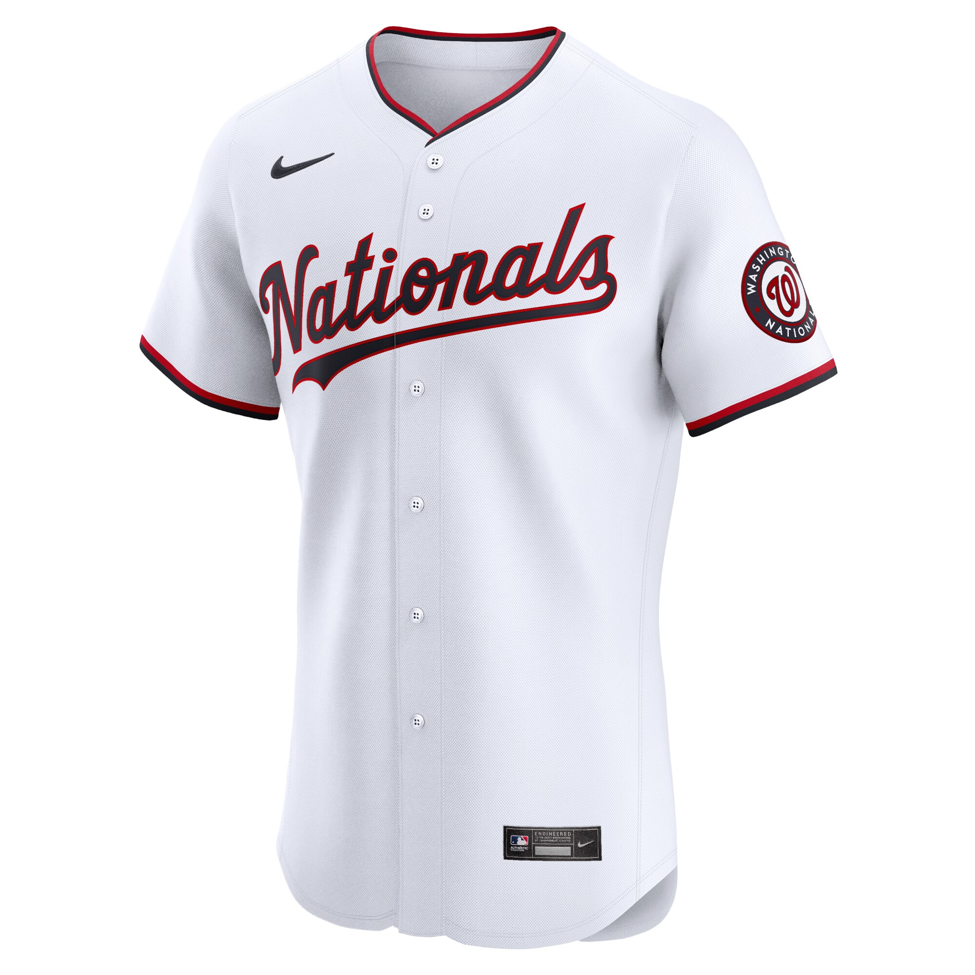 Washington Nationals White Home Elite MLB Jersey Men's