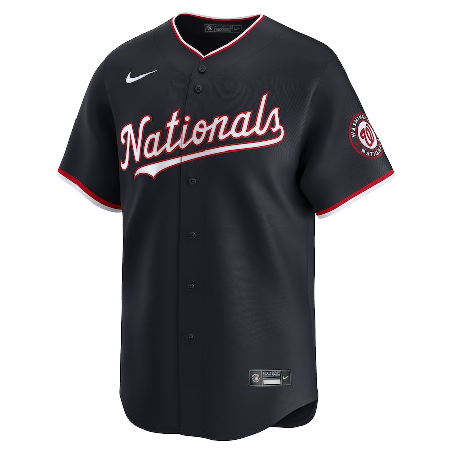 Dylan Crews 3 Washington Nationals Alternate Limited Player Navy MLB Jersey Men's