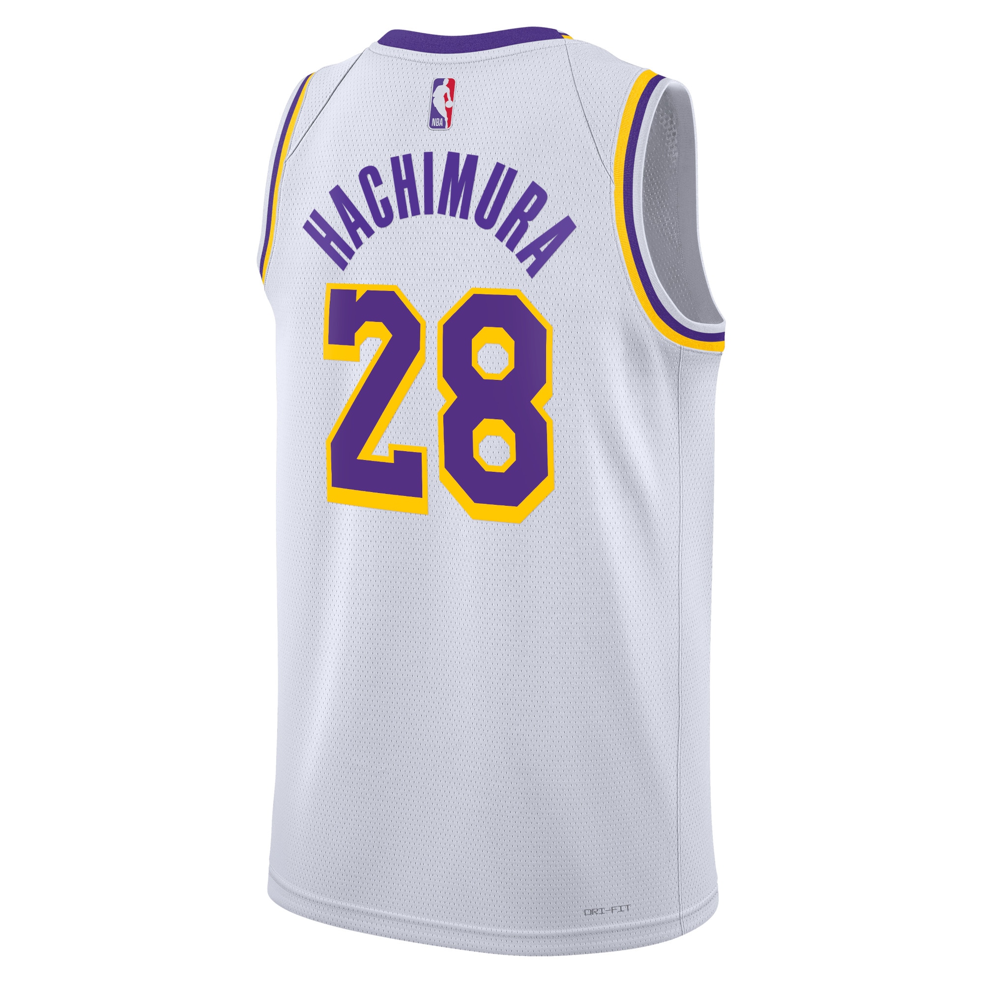 Los Angeles Lakers Association Edition Swingman White Rui Hachimur Unisex NBA Jersey Unisex