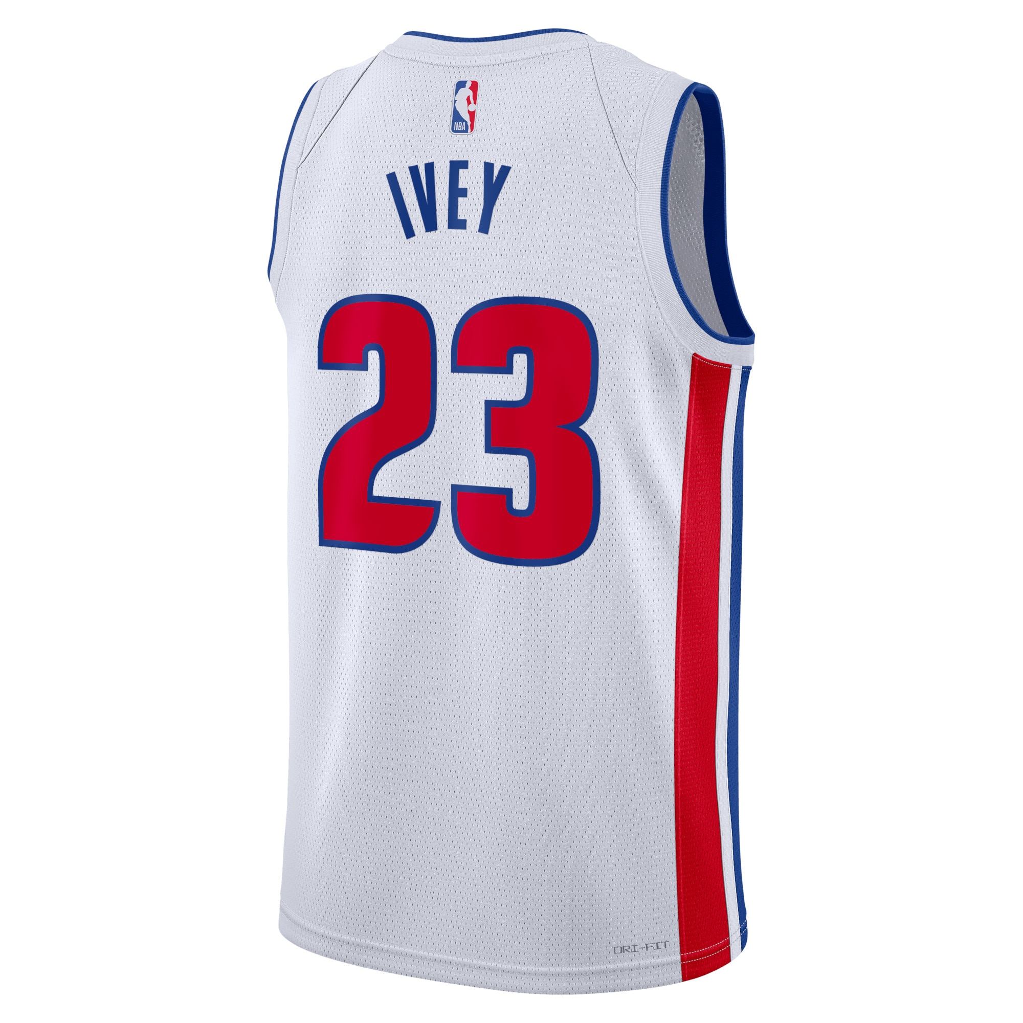 Detroit Pistons Association Edition Swingman White Jaden Ive Unisex NBA Jersey Unisex