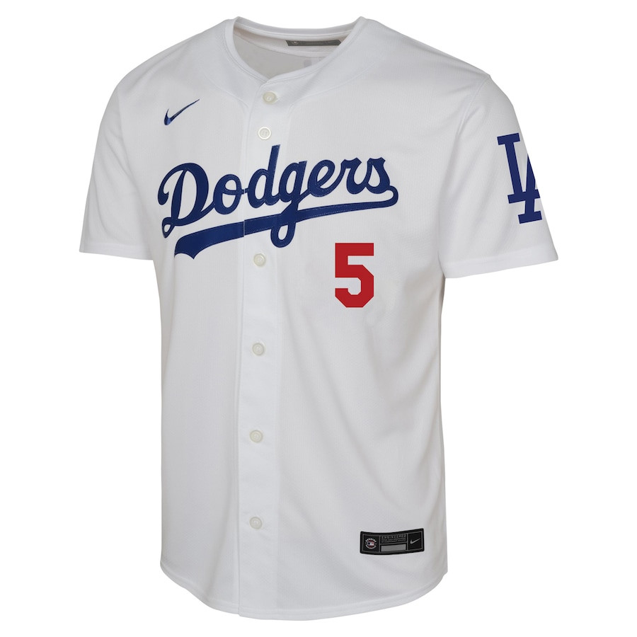 Freddie Freeman 5 Los Angeles Dodgers Home Limited Player White MLB Jersey Youth