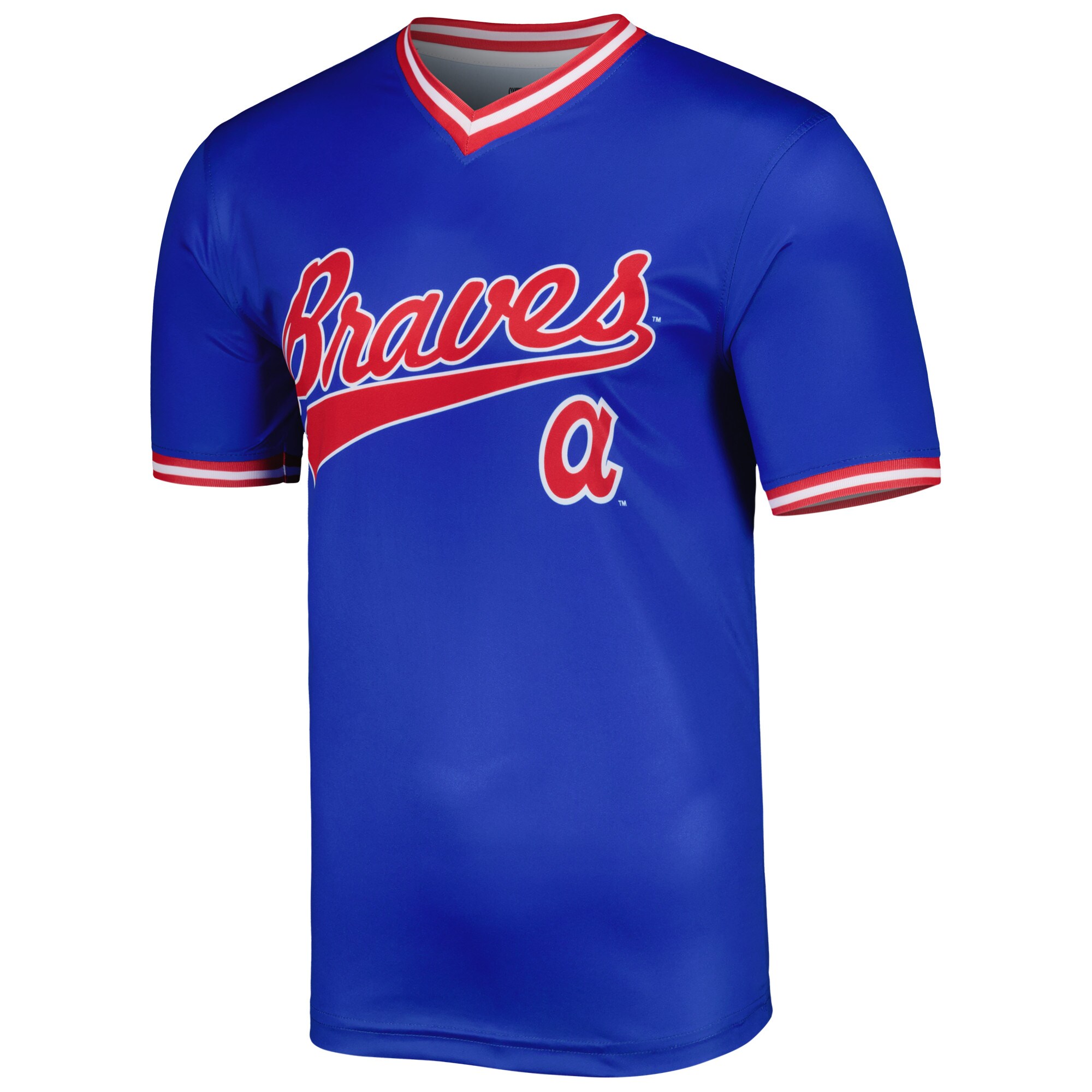 Atlanta Braves Stitches Royal Cooperstown Collection Team MLB Jersey Men's
