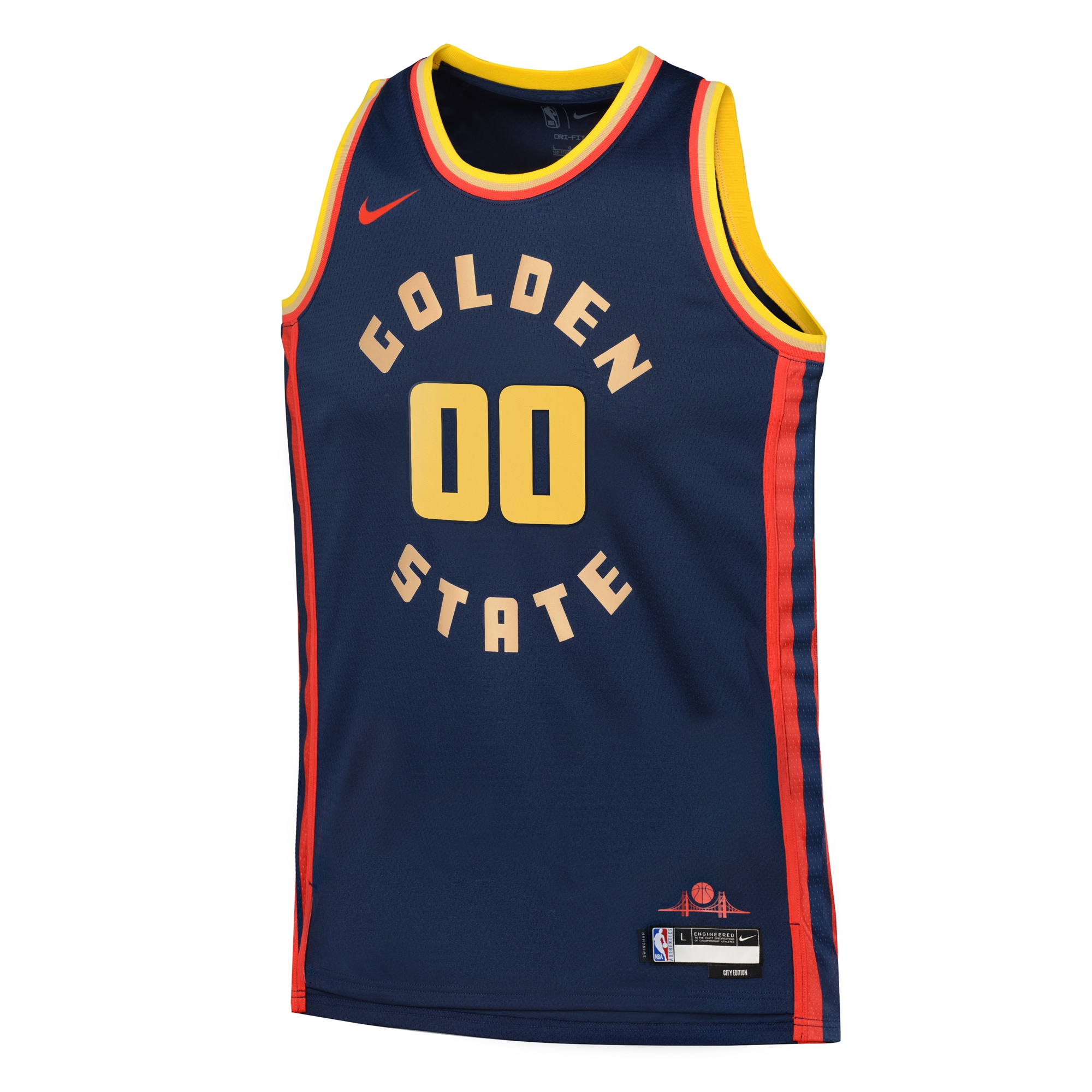 Golden State Warriors City Edition Swingman 2024 Custom NBA Jersey Youth