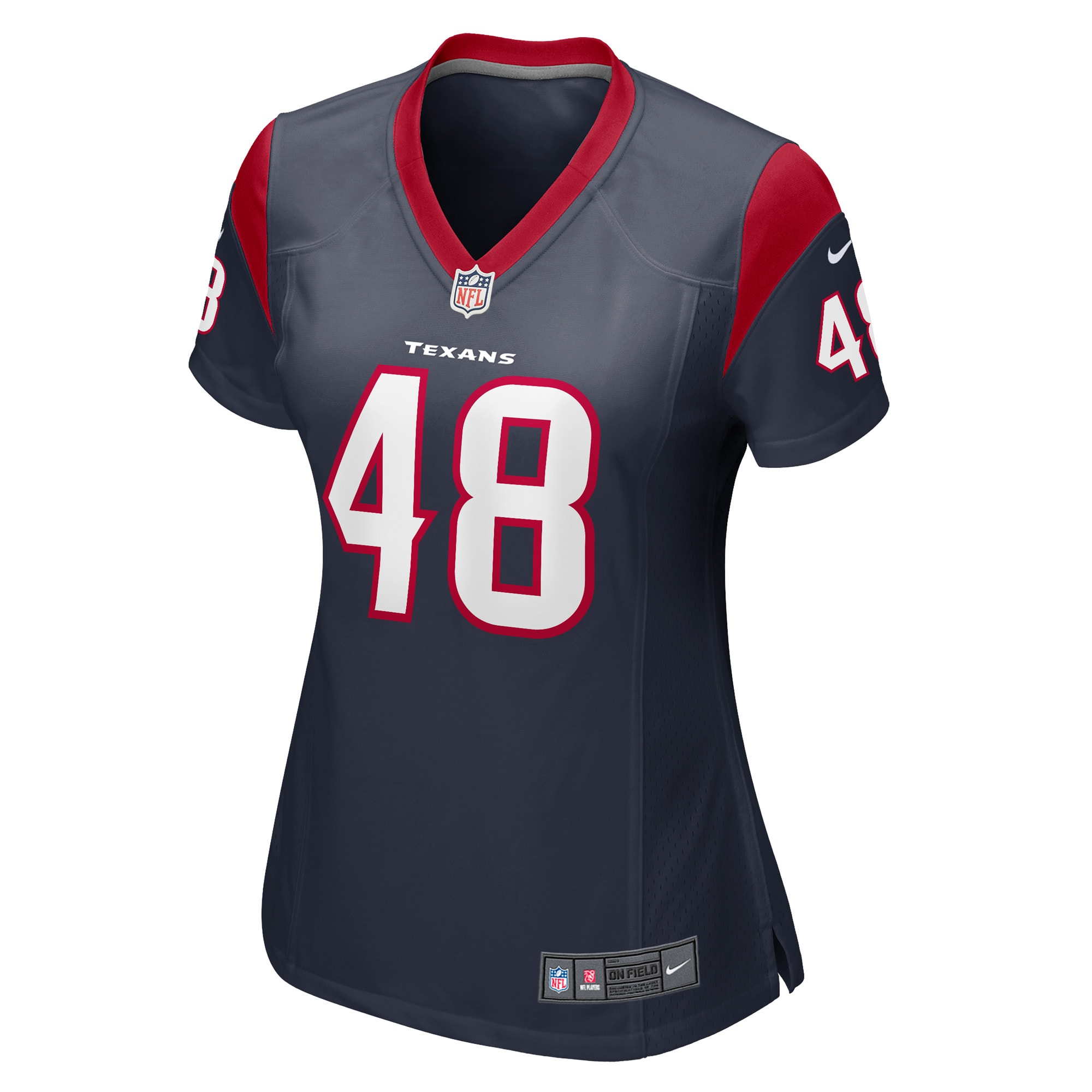 Houston Texans Christian Harris Navy Game Player NFL Jersey Women's
