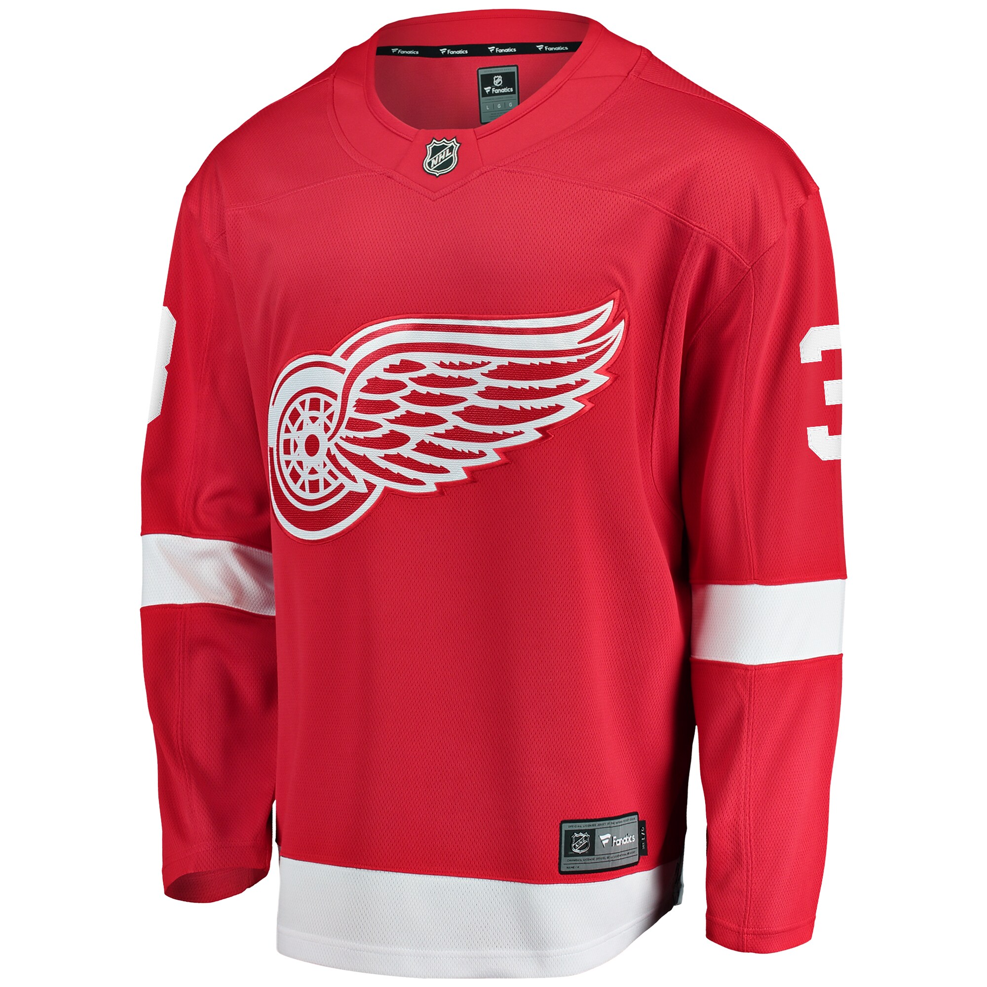 Detroit Red Wings Justin Holl Red Home Breakaway NHL Jersey Men's