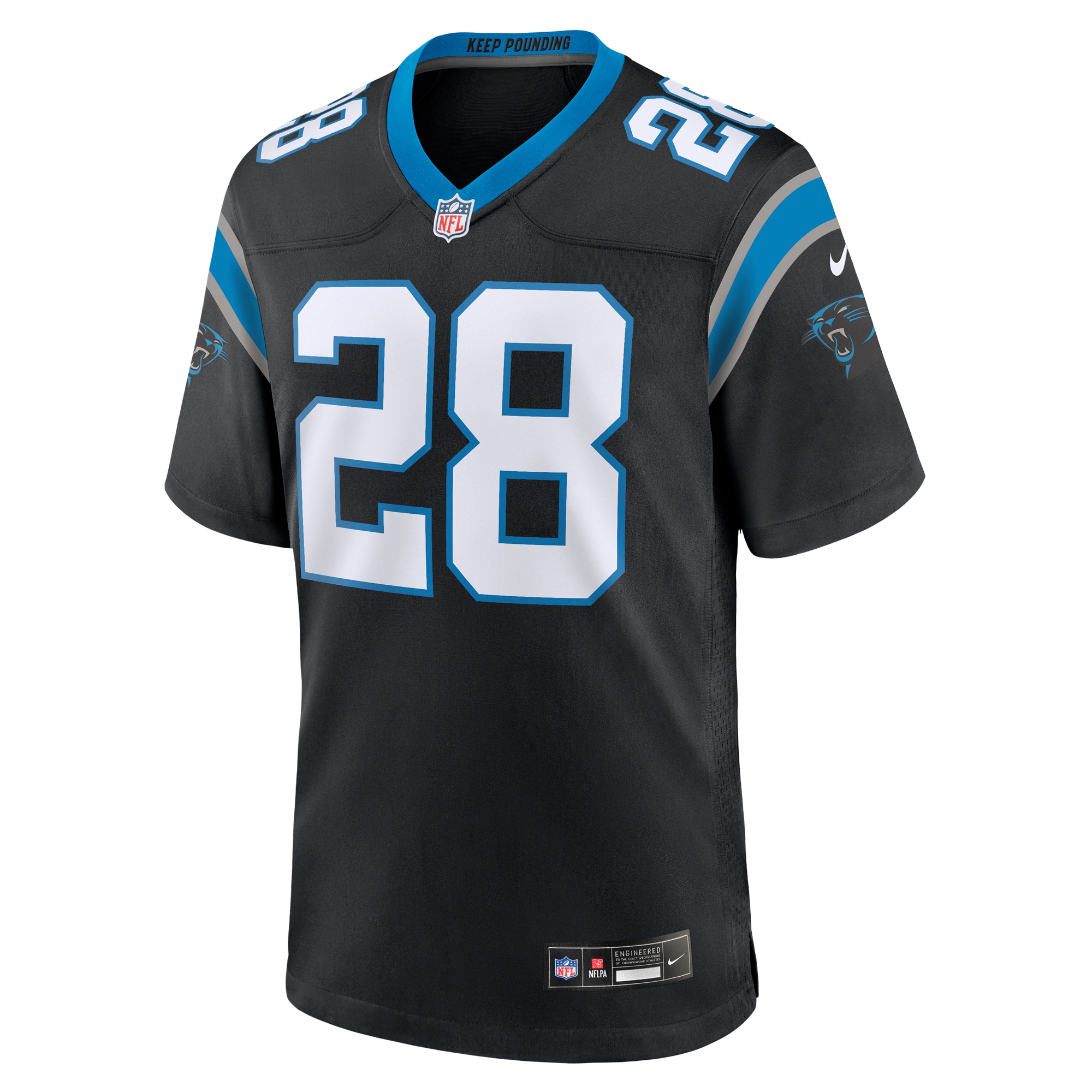 Carolina Panthers Tarik Cohen Black Game NFL Jersey Men's