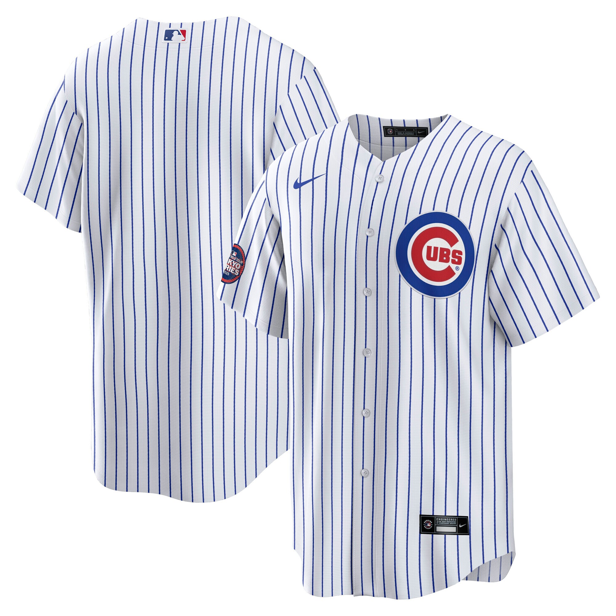 Chicago Cubs White 2025 World Tour: Tokyo Series Home MLB Jersey Men's