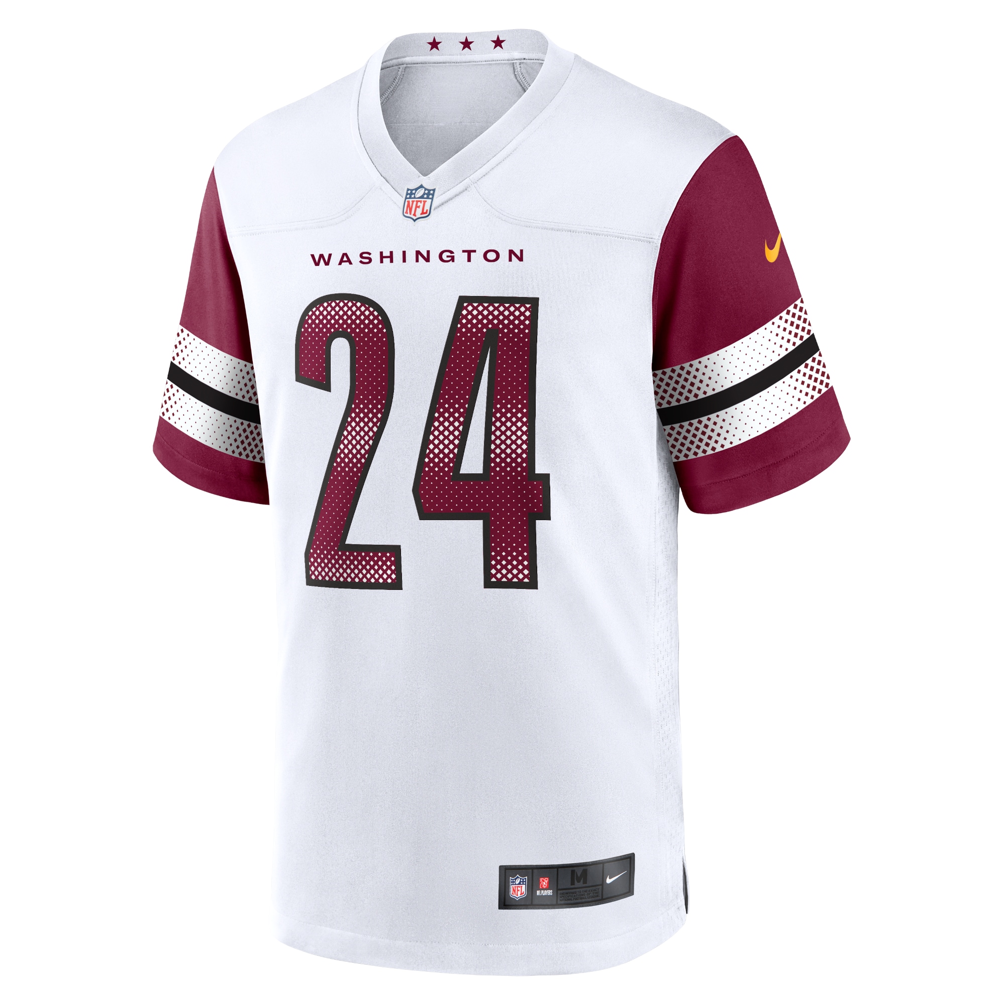 Washington Commanders Antonio Gibson White Game NFL Jersey Men's
