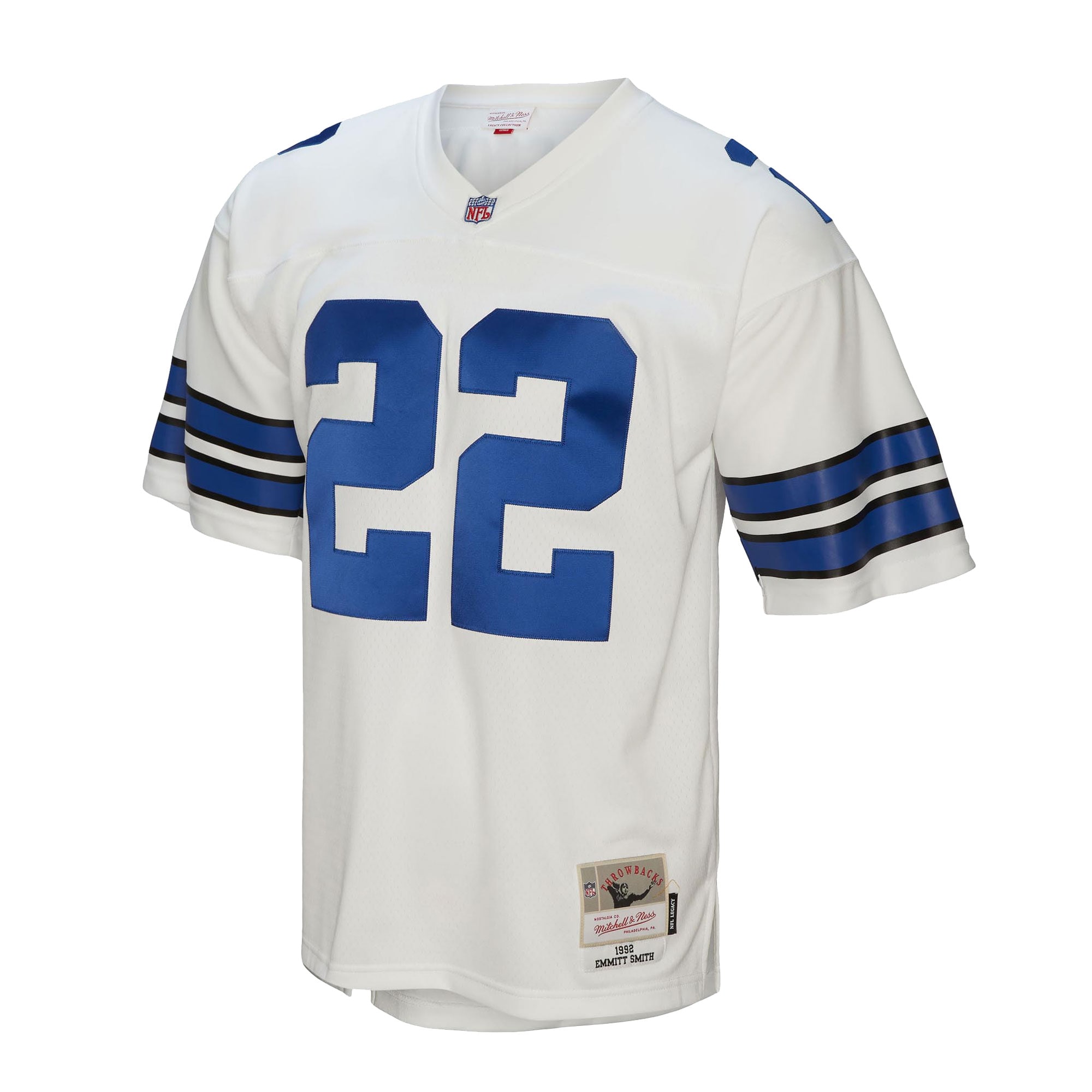 Dallas Cowboys Emmitt Smith Mitchell Ness White Legacy NFL Jersey Men's